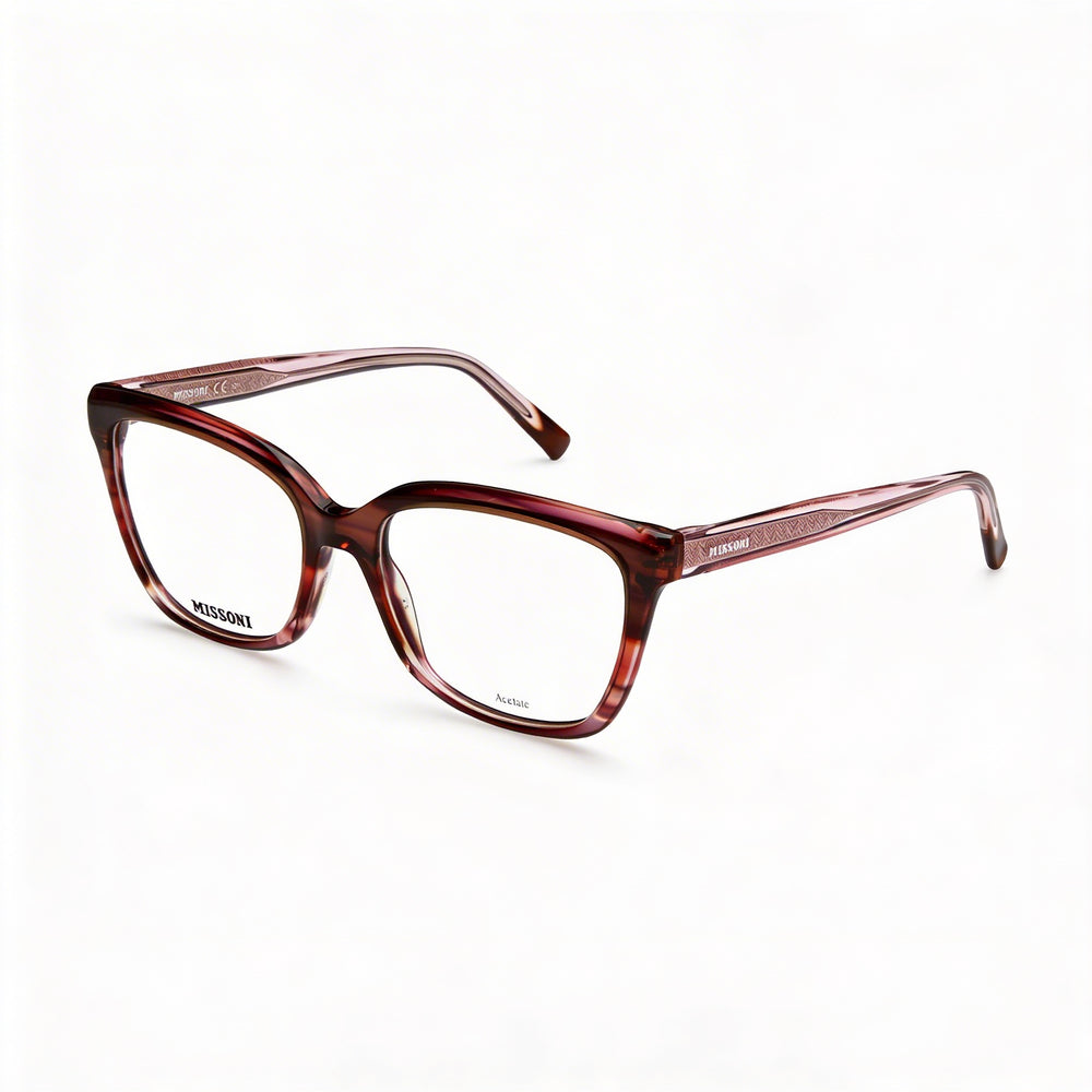Gafas de sol Missoni Modern para mujer, de acetato, color rosa y rojo, con lentes de policarbonato de 53 mm
