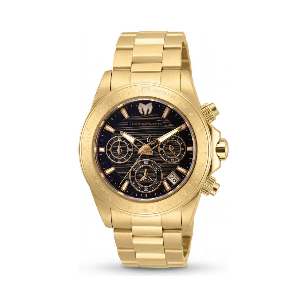 Technomarine TM-219014 Manta Women's Gold Stainless Steel Chronograph Quartz Watch 38mm