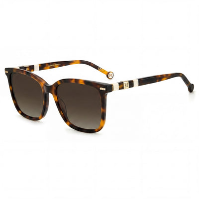 Carolina Herrera Classic Unisex Ivory Acetate Sunglasses 100% UV Protection 57mm