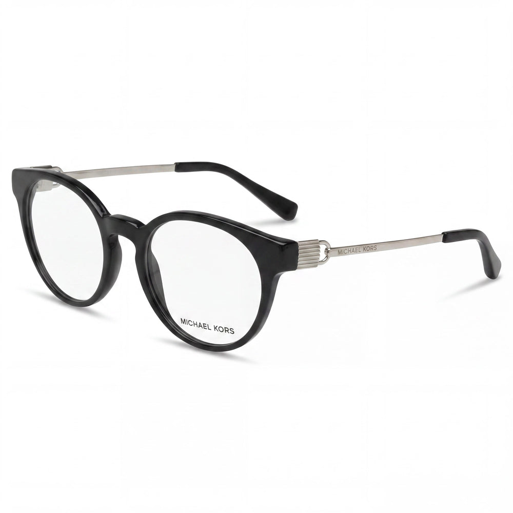 Michael Kors Kea MK4048 Women's Black Plastic Round Frame Eyeglasses 51mm