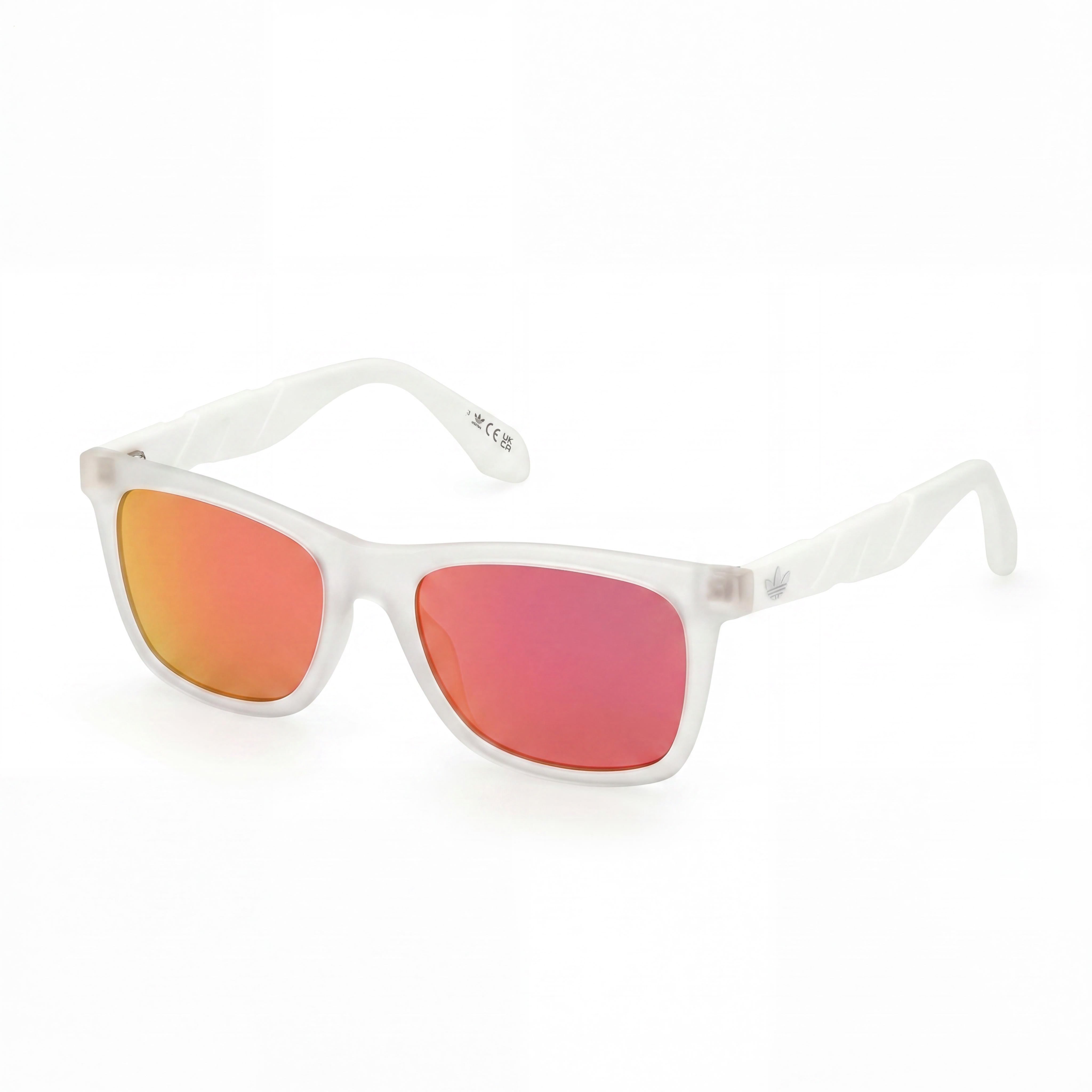 adidas Men's 100% UV Protection Sunglasses, Crystal Gradient TR90 Plastic Frame, Gradient Mirror Violet Lens, 53mm, Photo 1