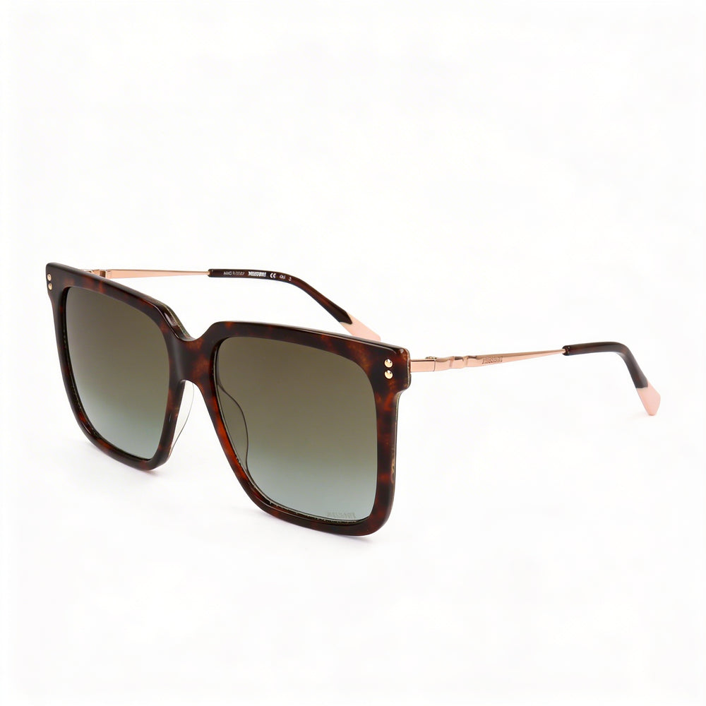 M Missoni Classic Women's Multi-coloured Acetate UV Protection Sunglasses 57mm