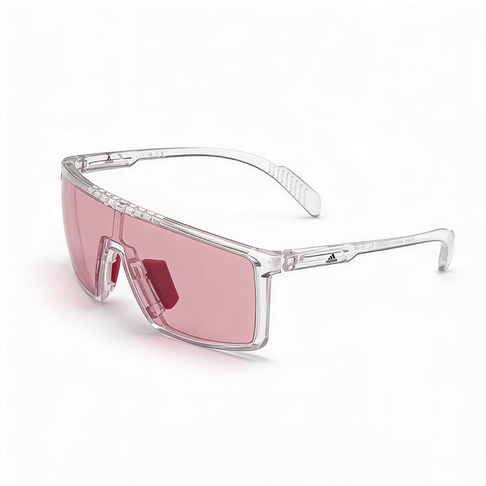 Gafas de sol Adidas Modern Unisex de plástico Rosa Cristal Burdeos a Gris Fotocromáticas Protección UV 128 mm