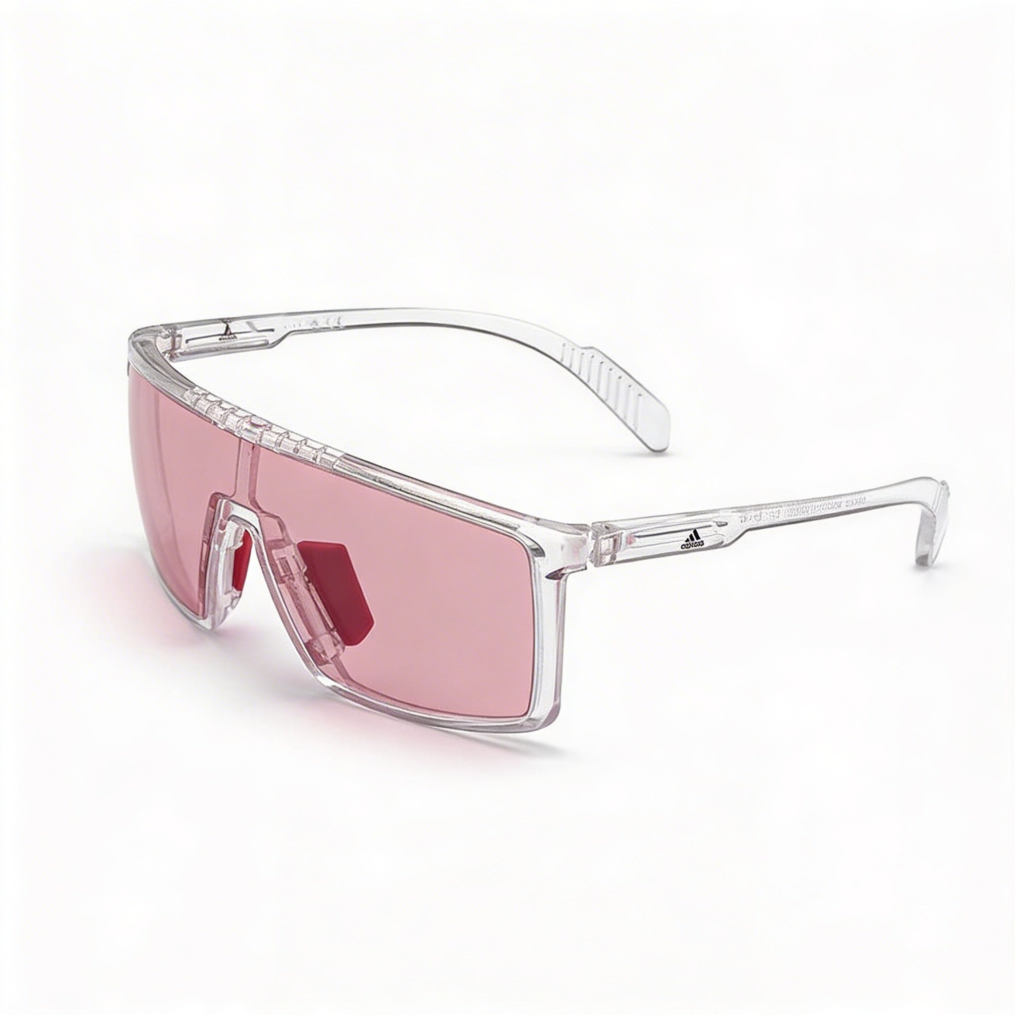 Adidas Modern Unisex Plastic Sunglasses Rose Crystal Bordeaux to Grey Photochromatic UV Protection 128mm, Photo 1