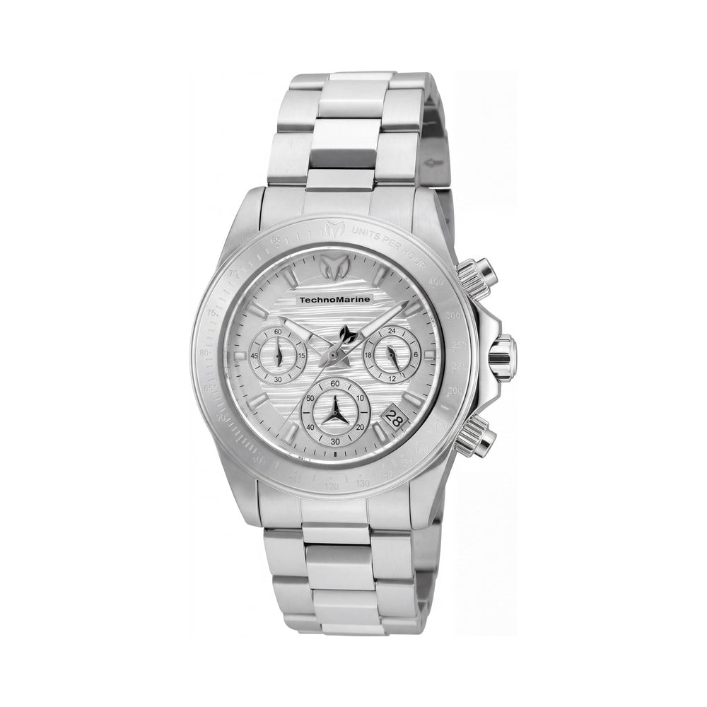 Technomarine Manta TM-219009 Women's Silver Stainless Steel Chronograph Quartz Watch 38mm