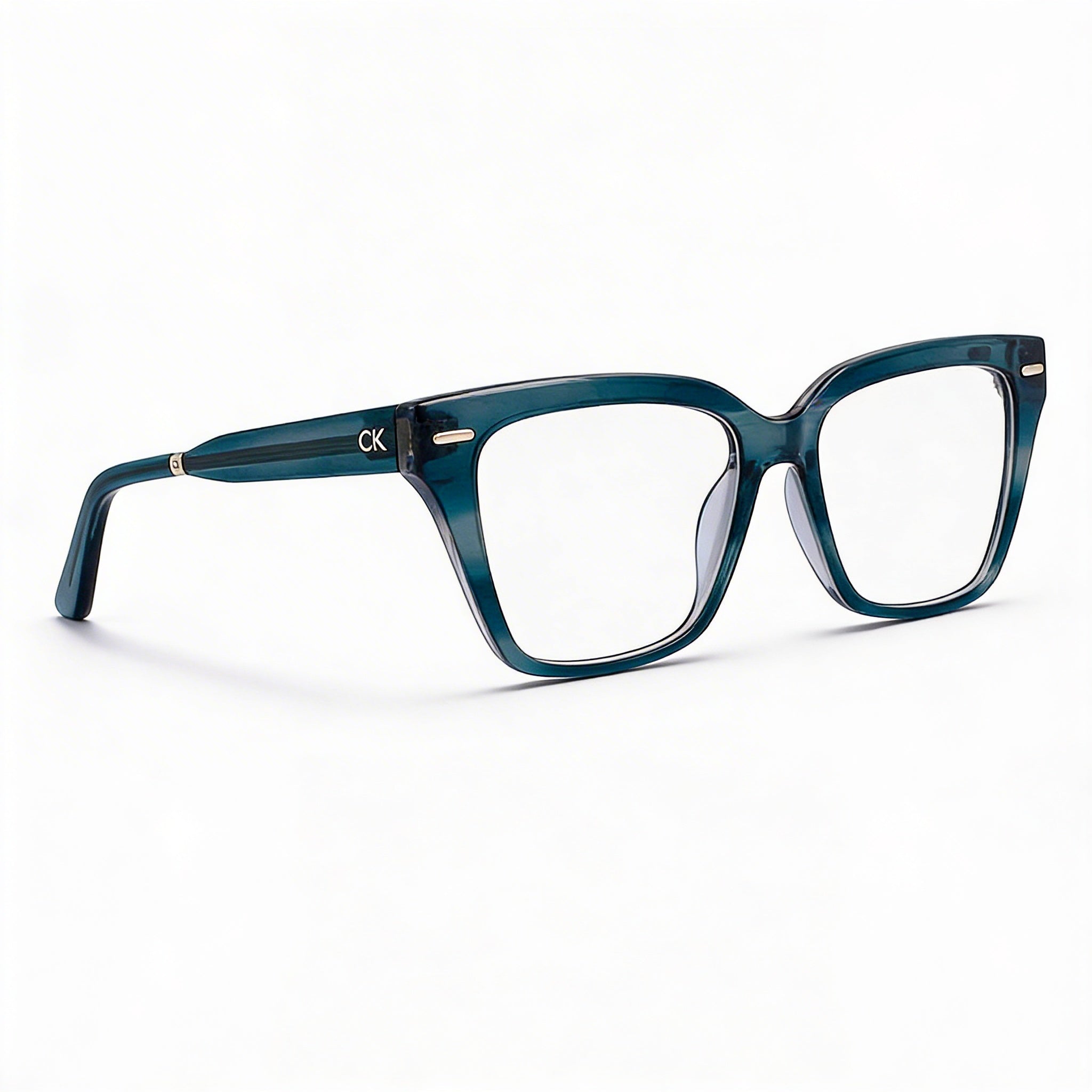 Gafas de sol unisex Calvin Klein CK22539 con lentes polarizadas de metal multicolor en color petróleo de 54 mm, Photo 1