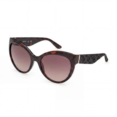 GUESS Classic Women's UV Protection Dark Havana Gradient Brown Injected Sunglasses 61-20-125mm