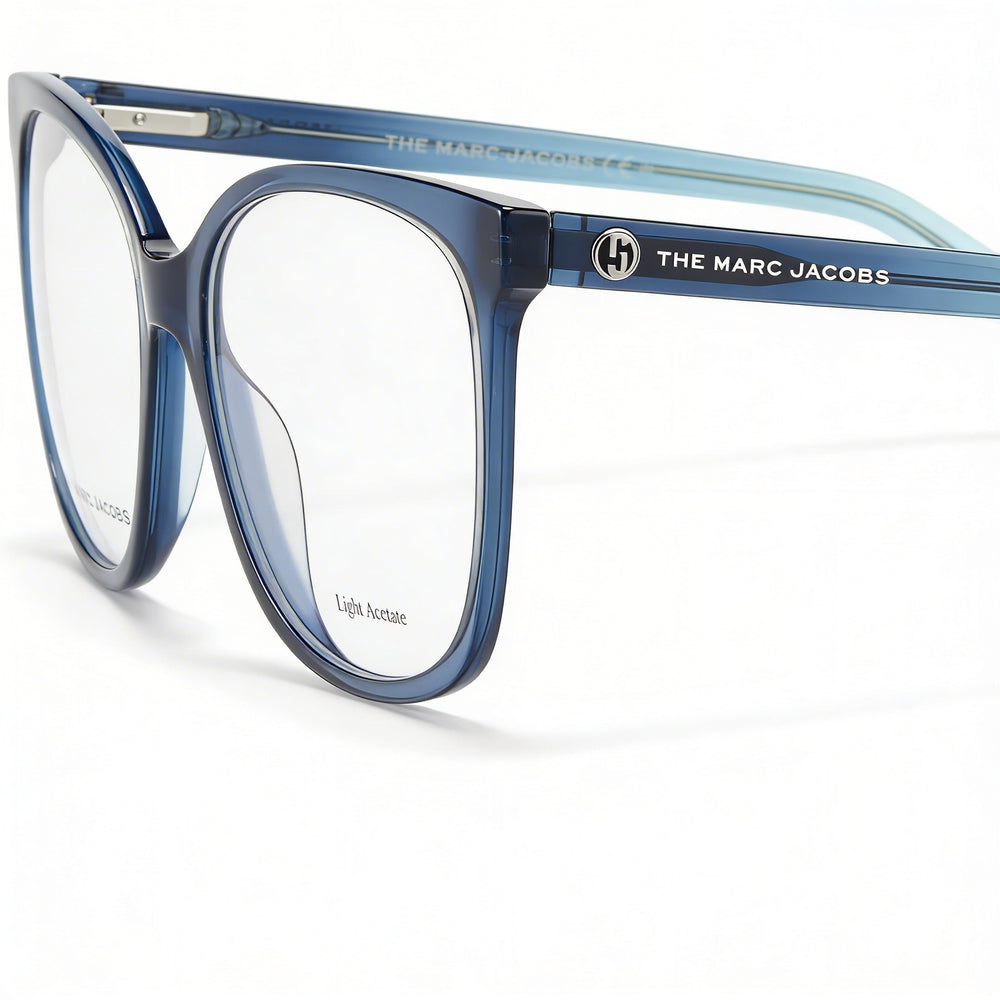 Marc Jacobs MARC 540 Women's Acetate Eyeglasses Frame in Blue Azure Color with 53mm Lens Width, 17mm Bridge, 140mm Temple Length