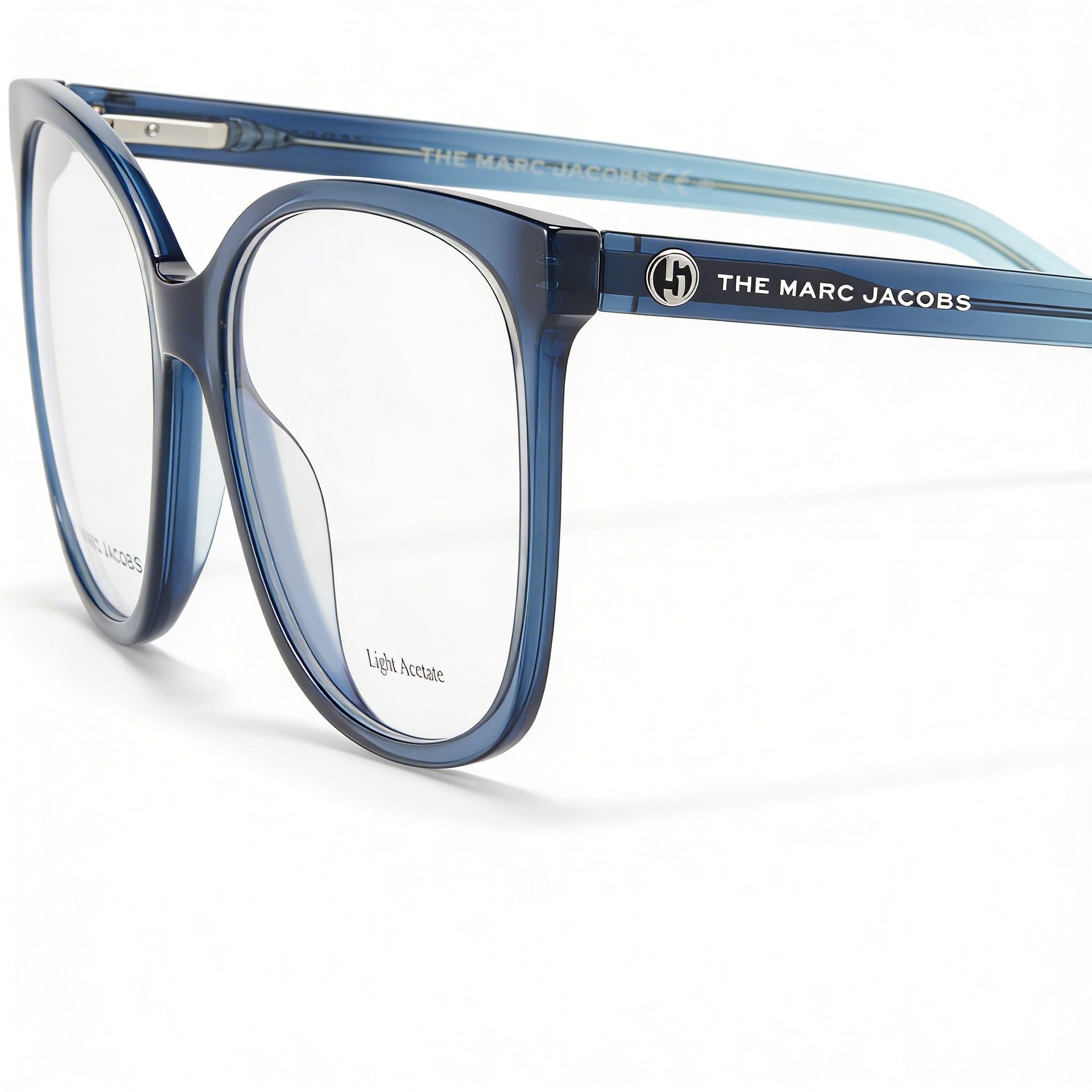 Marc Jacobs MARC 540 Women's Acetate Eyeglasses Frame in Blue Azure Color with 53mm Lens Width, 17mm Bridge, 140mm Temple Length, Photo 2