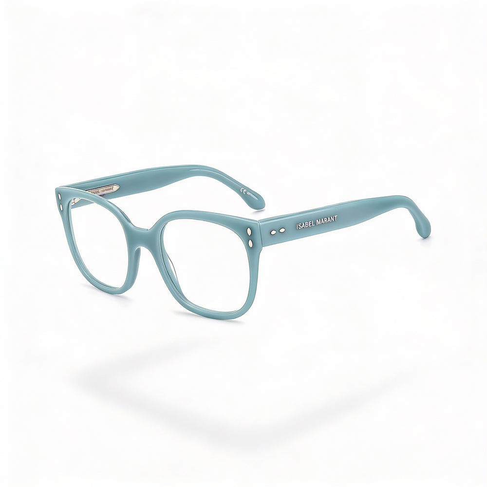 Gafas de sol unisex modernas Isabel Marant con montura de acetato azul y lentes de policarbonato, 52 mm