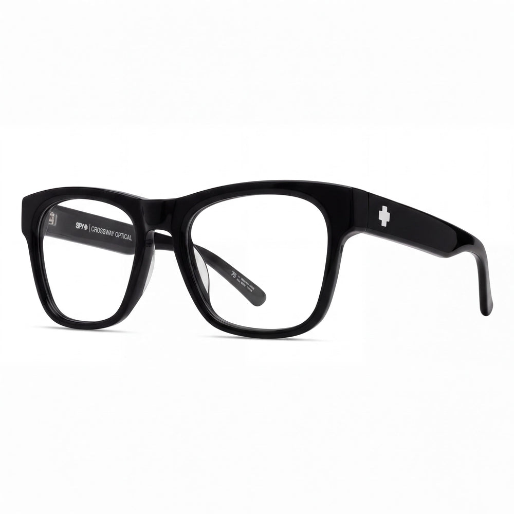 Gafas unisex Spy Crossway Optical 56 de plástico multicolor, 56 mm, con lentes de demostración transparentes listas para graduar
