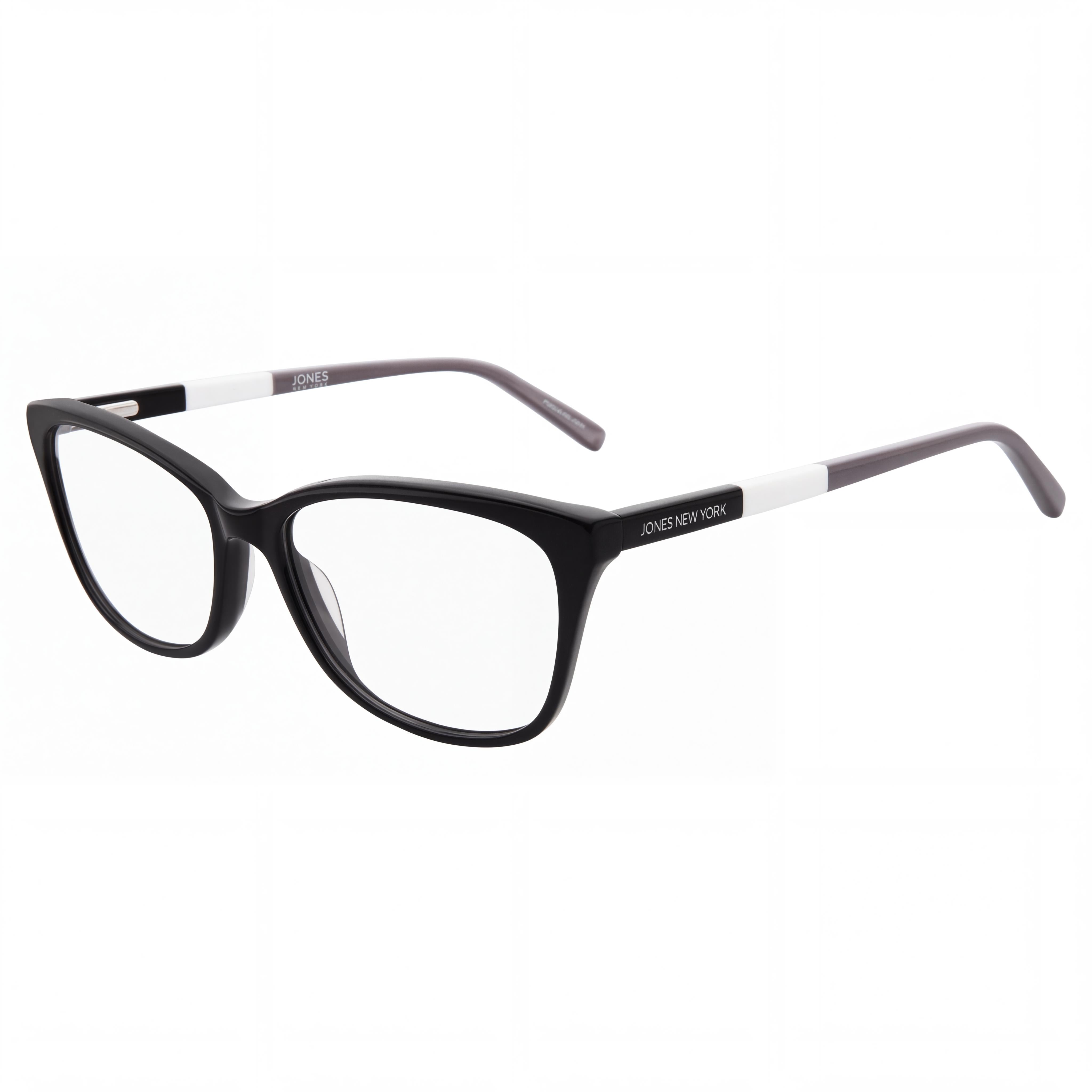 Jones New York J767 Men’s Black Eyeglasses with 55mm Lens Width, 16mm Bridge Width, and 140mm Temple Length, Photo 1