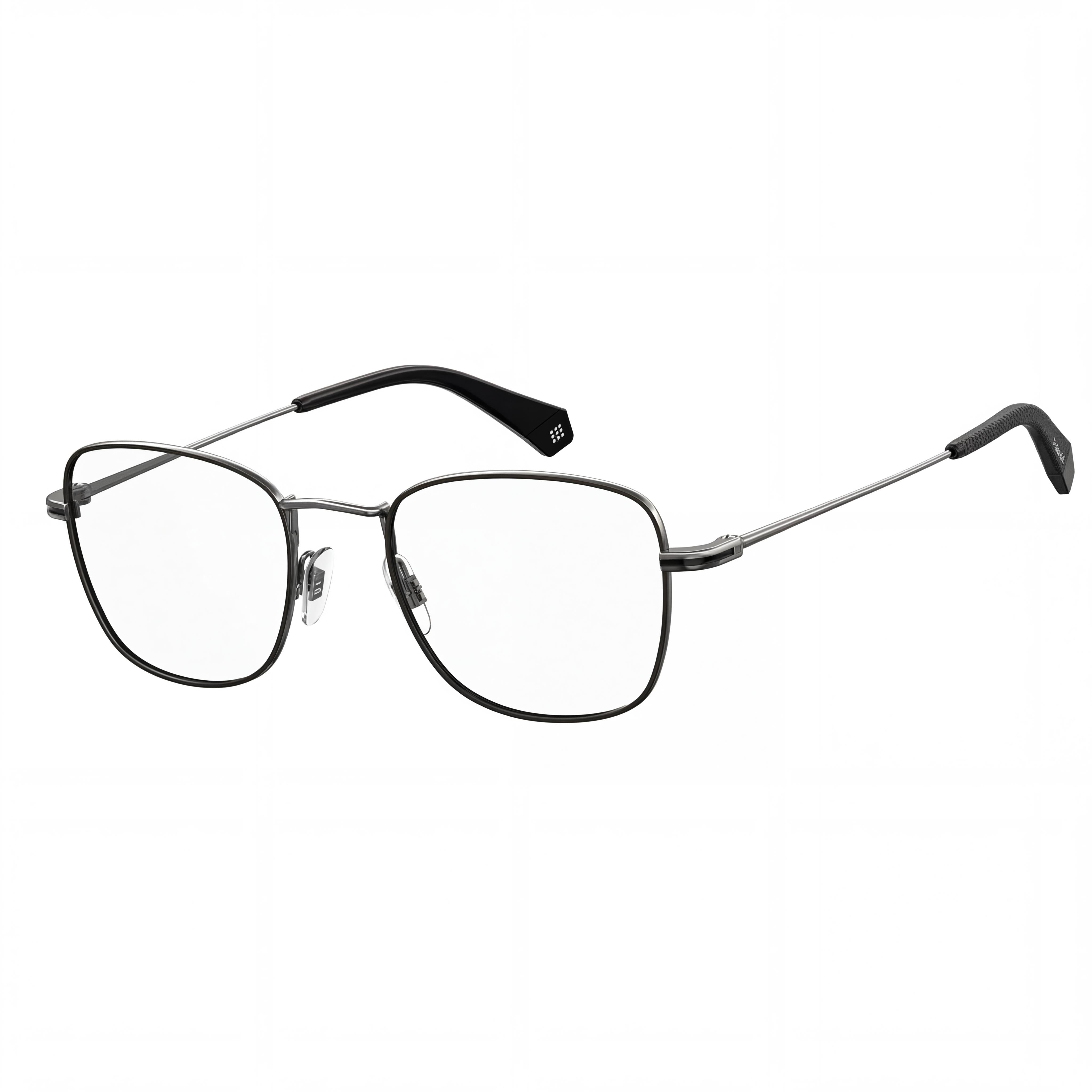 Gafas de sol Polaroid Pld D377/G unisex de acero inoxidable negro rutenio con lentes de policarbonato de 51 mm, Photo 1