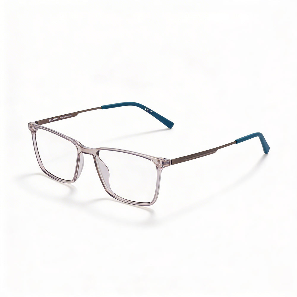 Flexon Ep8023 Men's Grey INJ-ULTEM Frame Sunglasses with Polarized Multi-coloured Polycarbonate Lenses 53mm