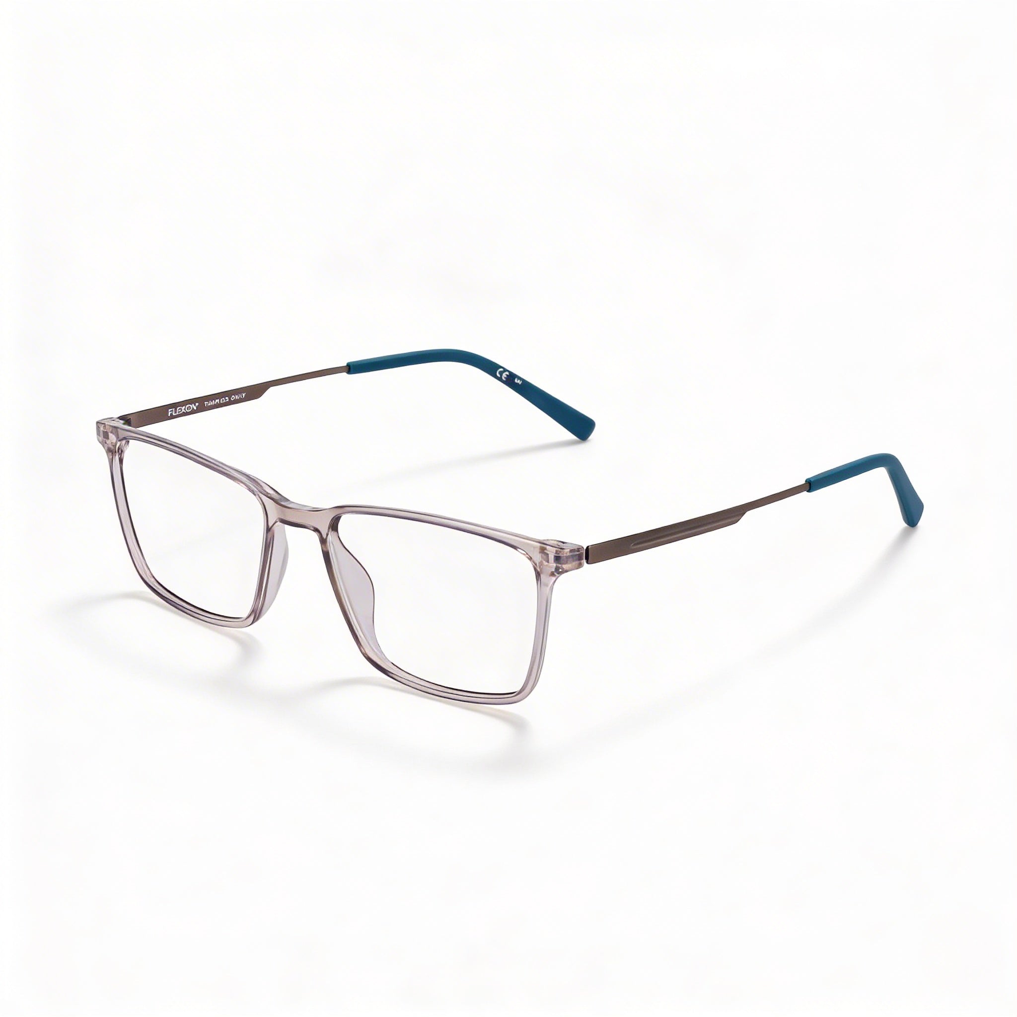 Flexon Ep8023 Men's Grey INJ-ULTEM Frame Sunglasses with Polarized Multi-coloured Polycarbonate Lenses 53mm, Photo 1