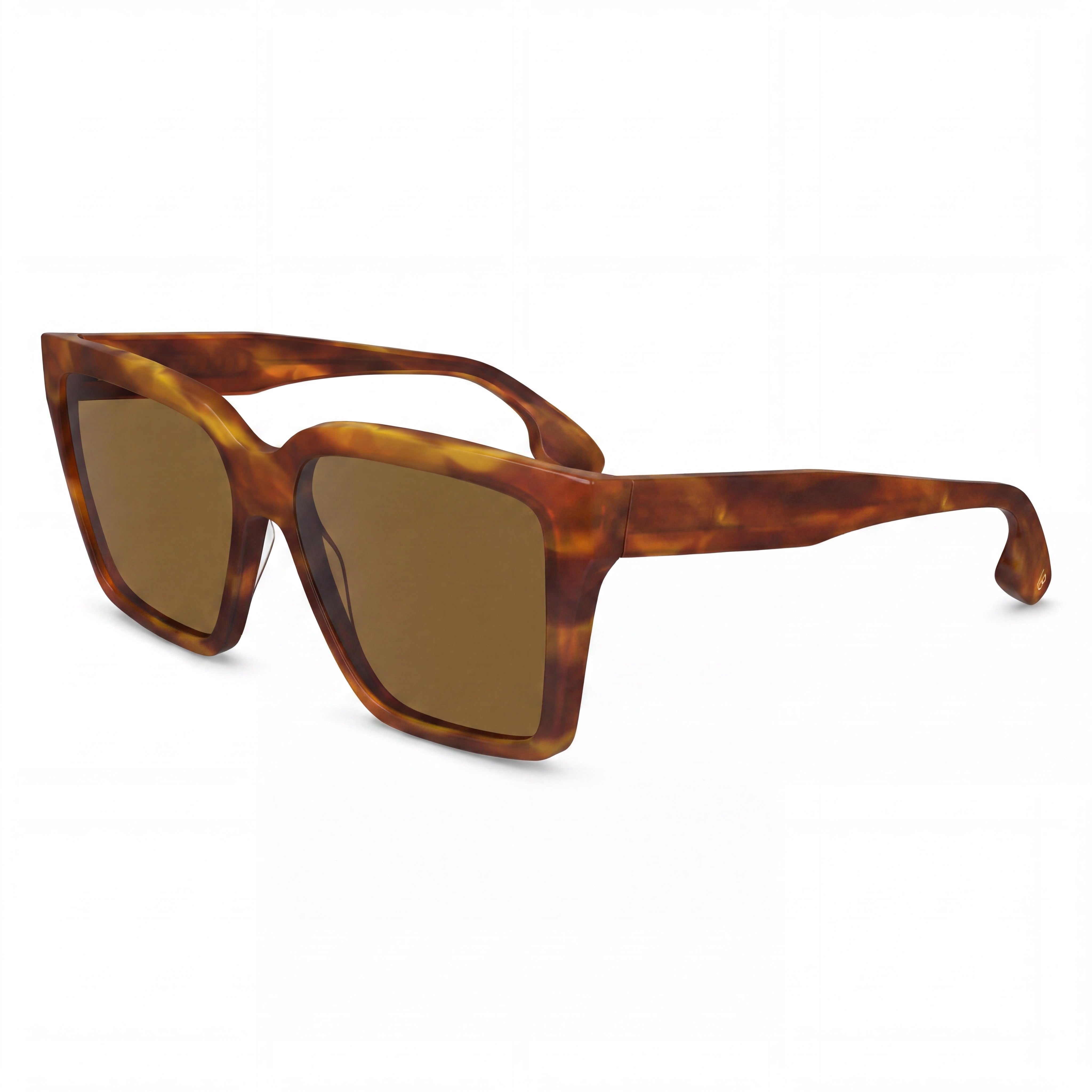 Victoria Beckham Vb672s Women's Square Striped Blonde Havana Non-Polarized Sunglasses, Photo 1