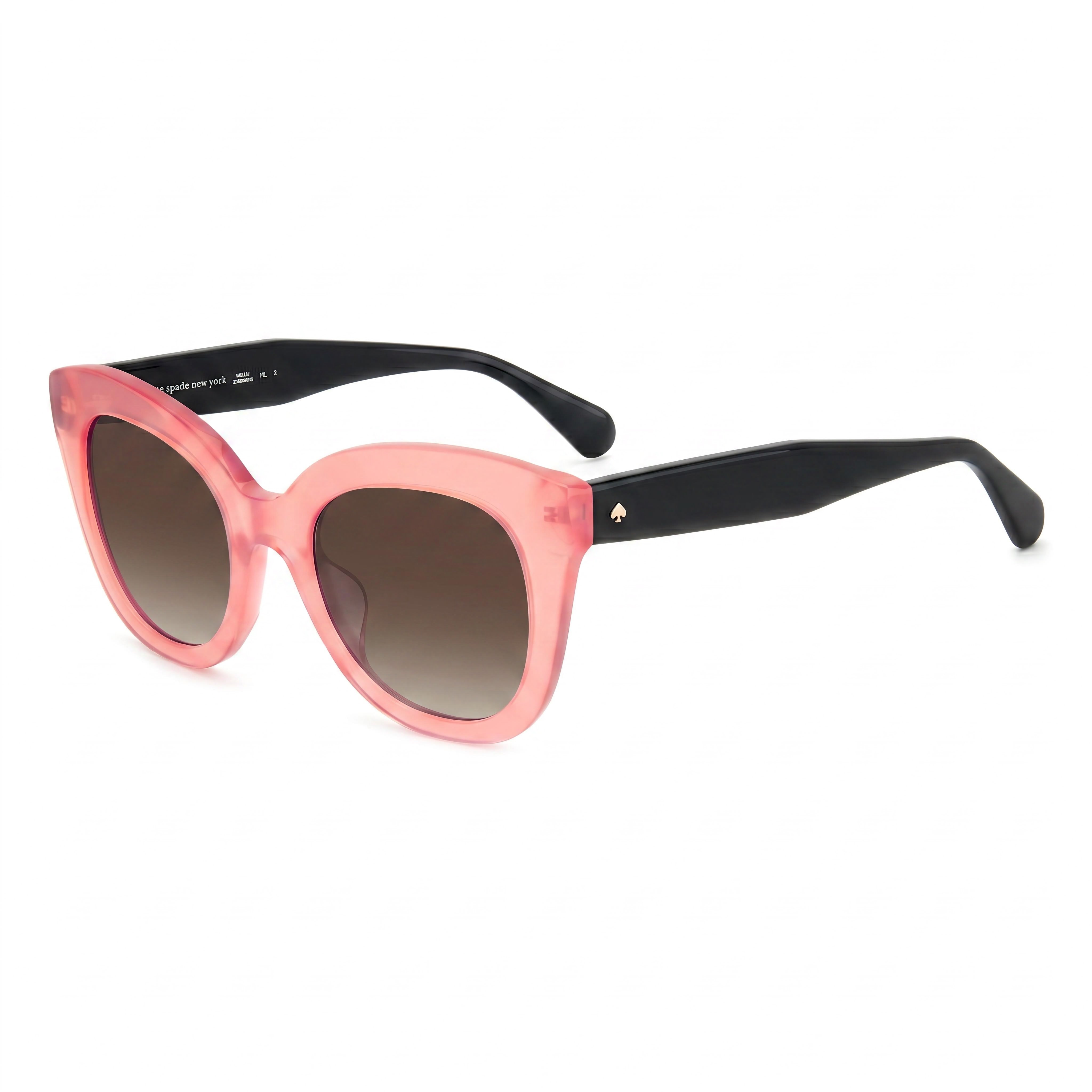 Kate Spade New York Seasonal Women's Pink Brown Plastic Brown Shaded Non-Polarized Sunglasses 50mm, Photo 1
