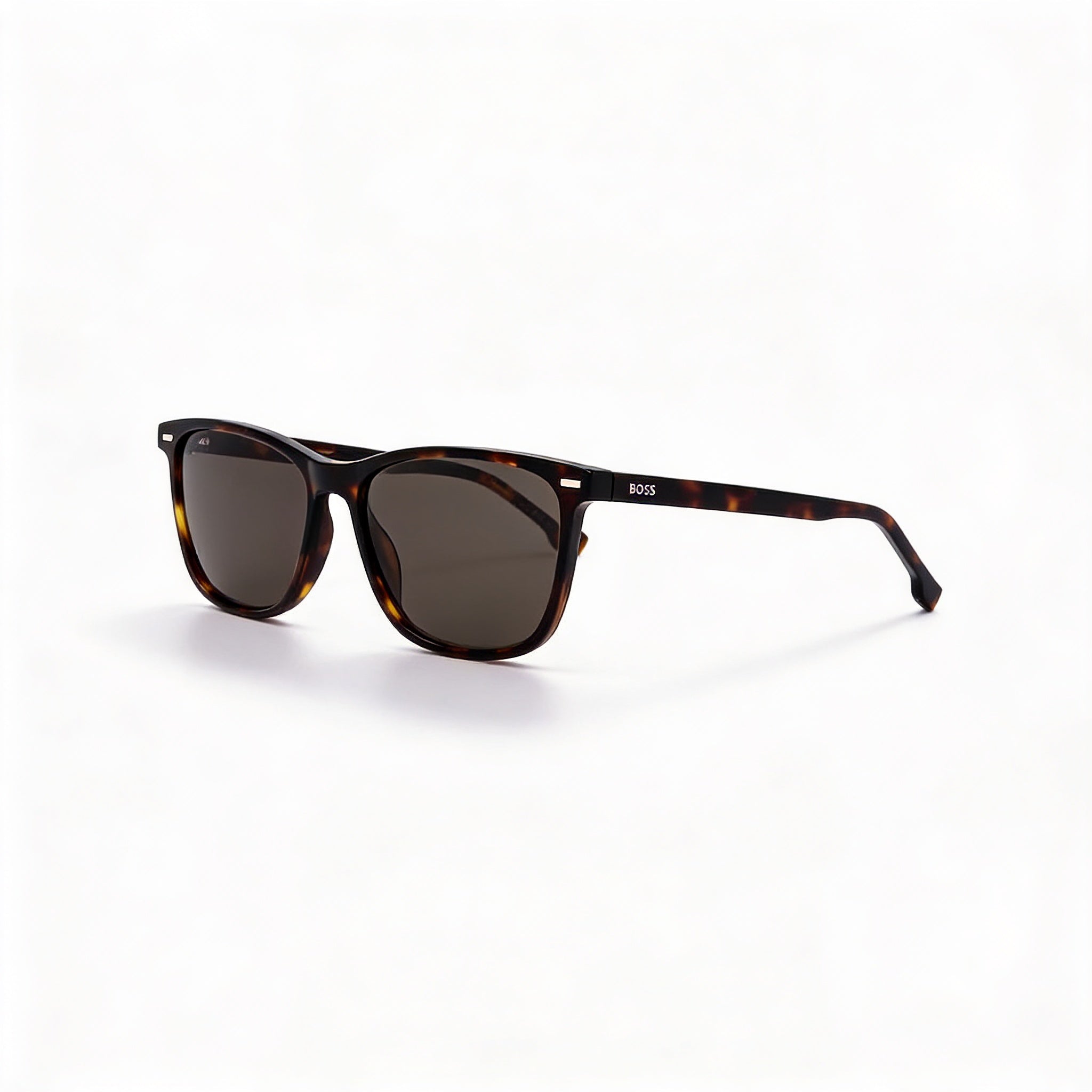 Gafas de sol Hugo Boss 1554/O/S para mujer, montura de plástico negra, lentes marrones, protección UV, 56-16-145, Photo 1