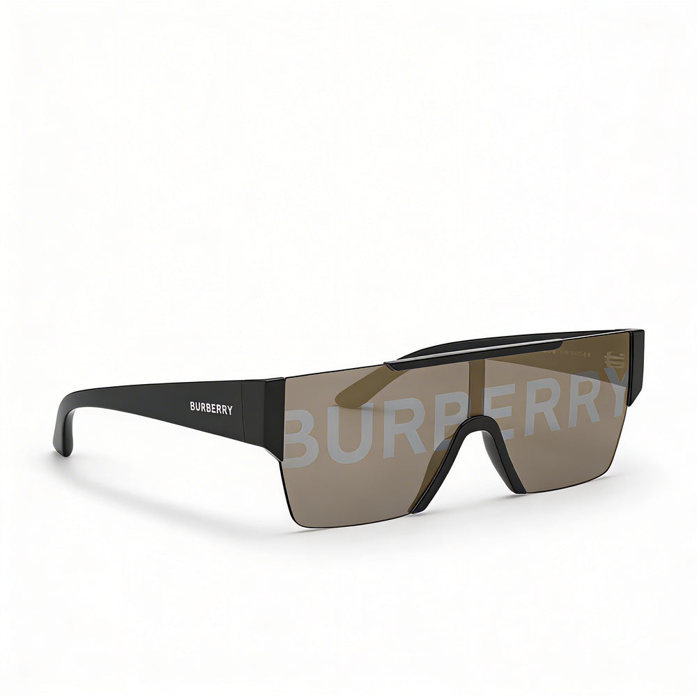 Burberry BE4291 Unisex Black Plastic Lightweight Frame Gold Mirror UV Protection Sunglasses 38-138-140
