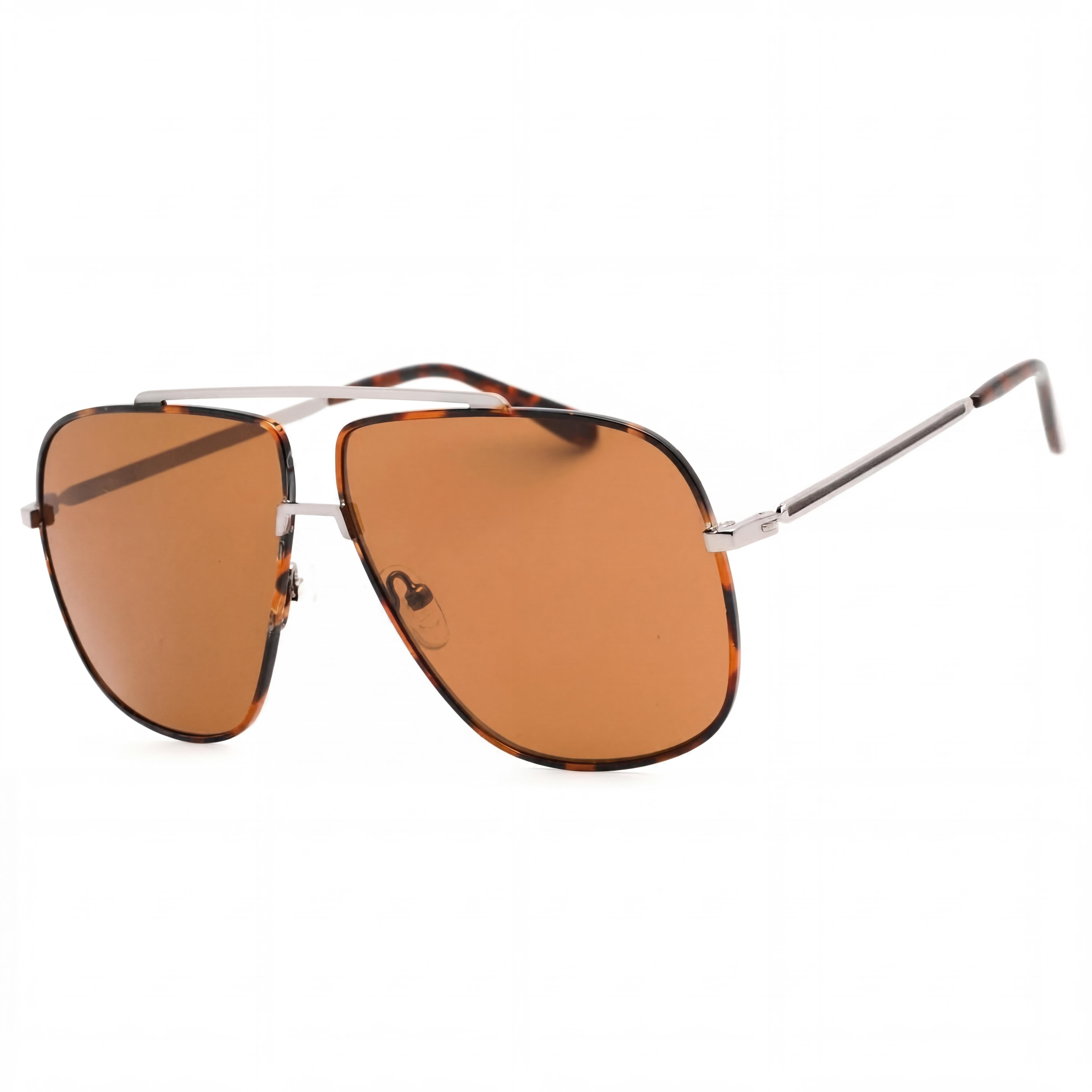 Gafas de sol Guess Classic para hombre, montura de policarbonato color Havana Ruthenium con lentes de policarbonato marrón UV400 de 61 mm, Photo 1