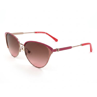 Kate Spade New York Ianna/G/S Women's Rose Gold Brown Pink Gradient Stainless Steel UV Protected Eyewear 56-16-140