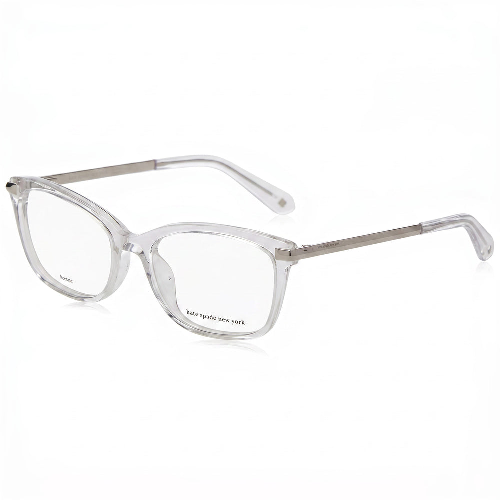 Gafas de sol Kate Spade New York Vicenza de acetato transparente, cuadradas, con montura completa, para mujer, con cristales de cristal, talla 51-17-140