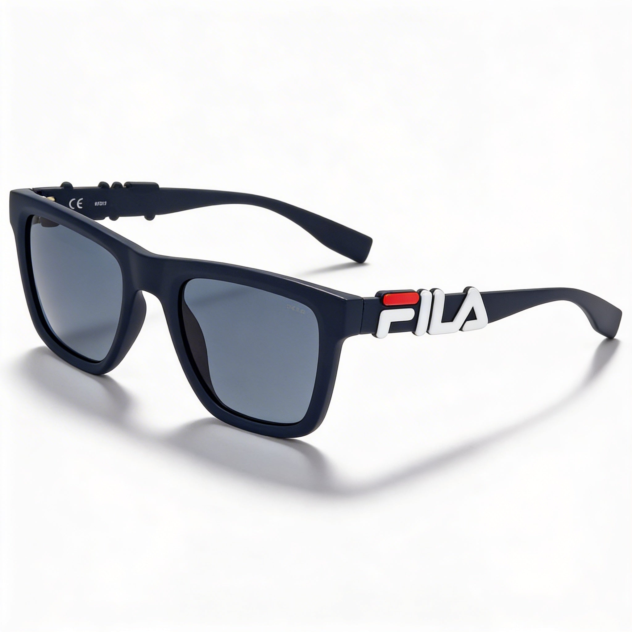 Fila Classic Men's Matte Blue Injected Frame UV Protection Non-Polarized Sunglasses 51mm, Photo 1