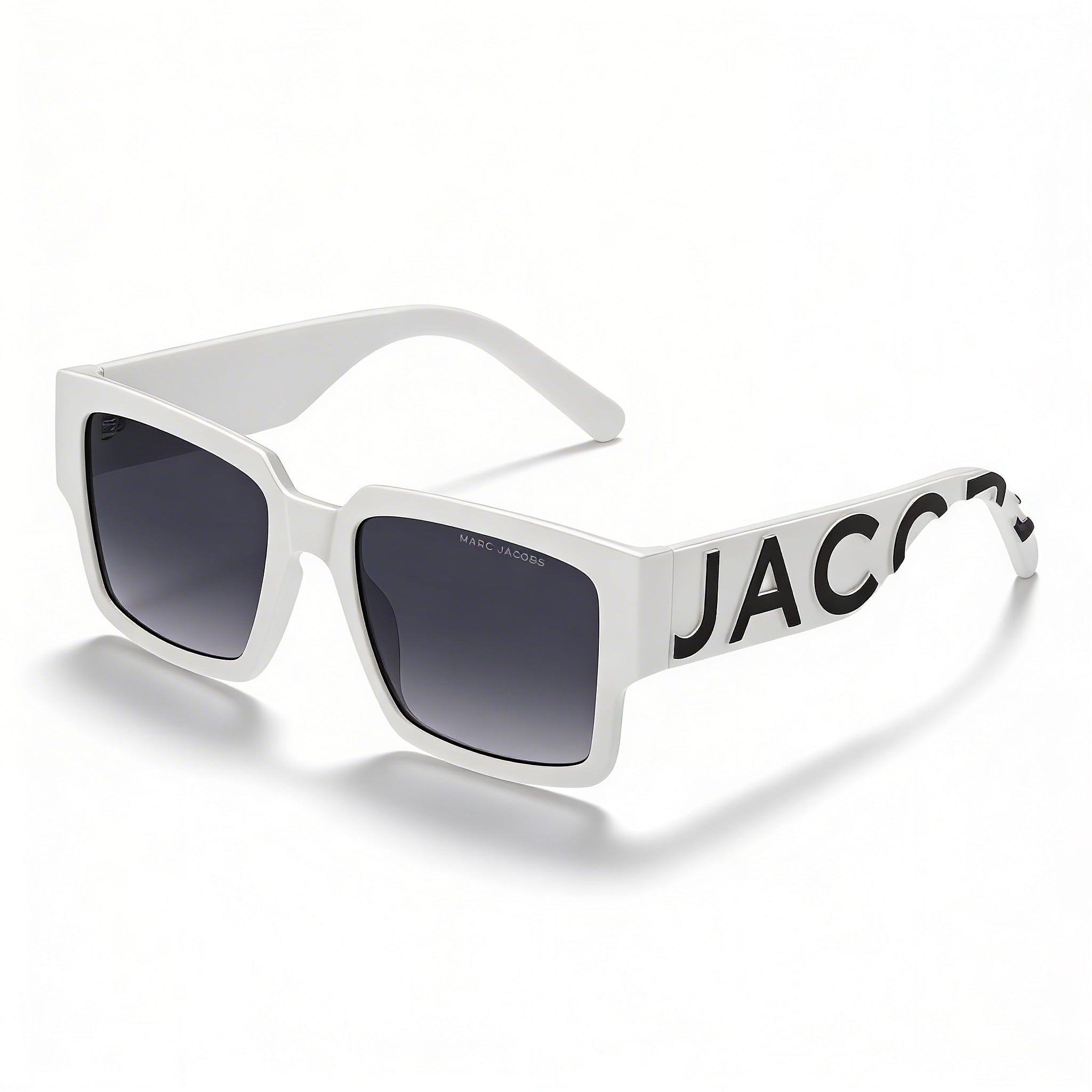 Marc Jacobs Casual MARC 739/S Unisex White, Black Dark Grey Shaded Non-Polarized Cellulose Propionate 54mm, Photo 1