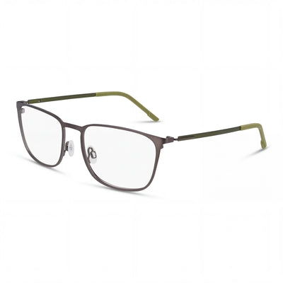 Gafas Flexon E1143 de metal para hombre con lentes de policarbonato, color gunmetal mate, 54mm