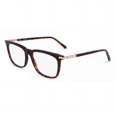 Ferragamo Women's Optical Frames Model Sf3007 with Dark Tortoise Acetate Frame and Polycarbonate Lenses, Size 56mm