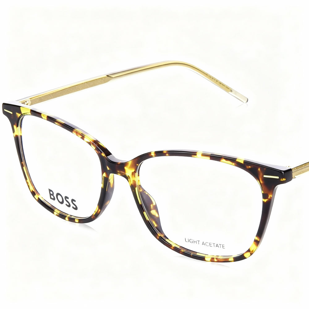 Gafas de sol Hugo Boss 1526 de policarbonato amarillo habana para hombre de 53 mm