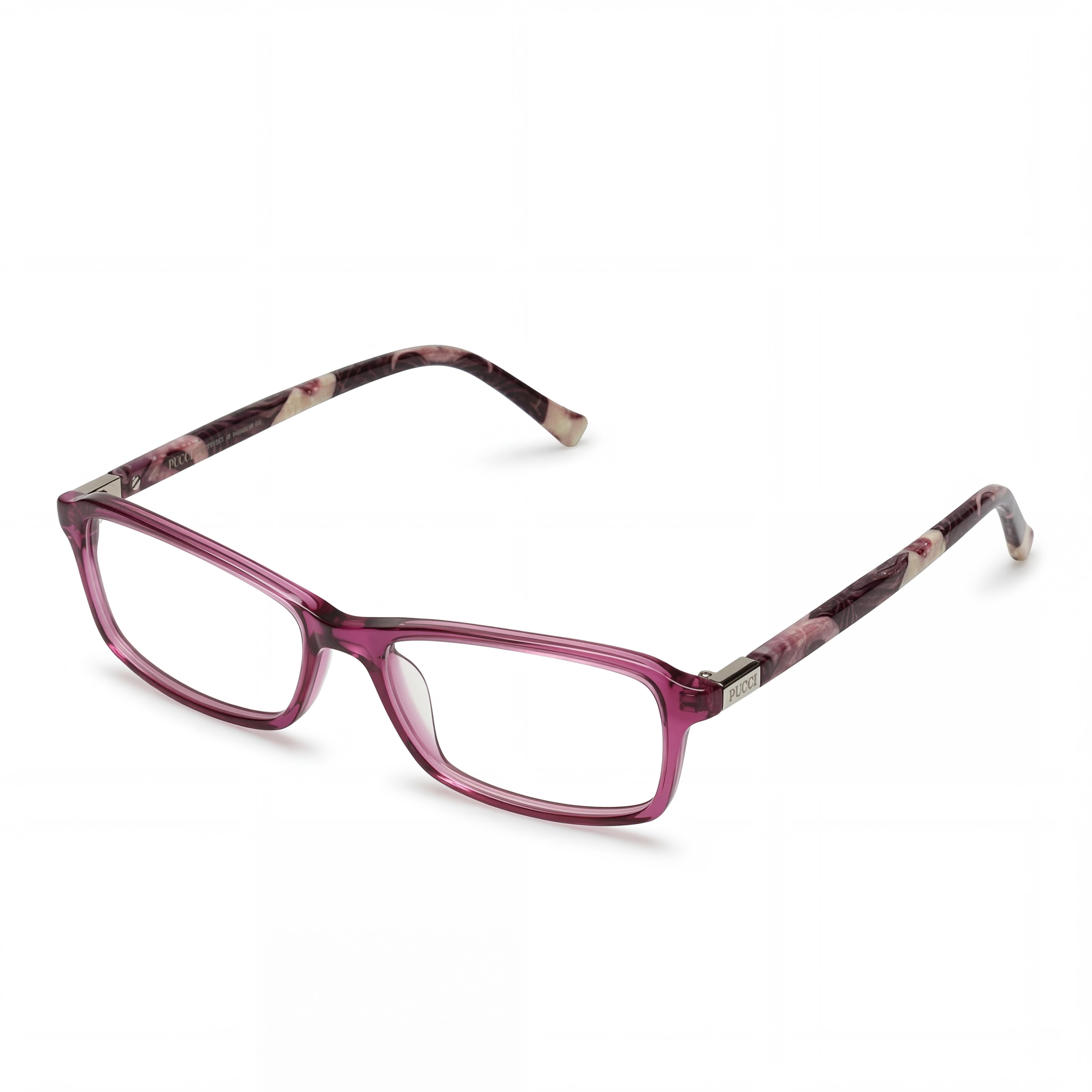 Emilio Pucci Sunglasses for Men and Women featuring a Purple Frame and Non-Polarized Composite Lenses, Photo 1
