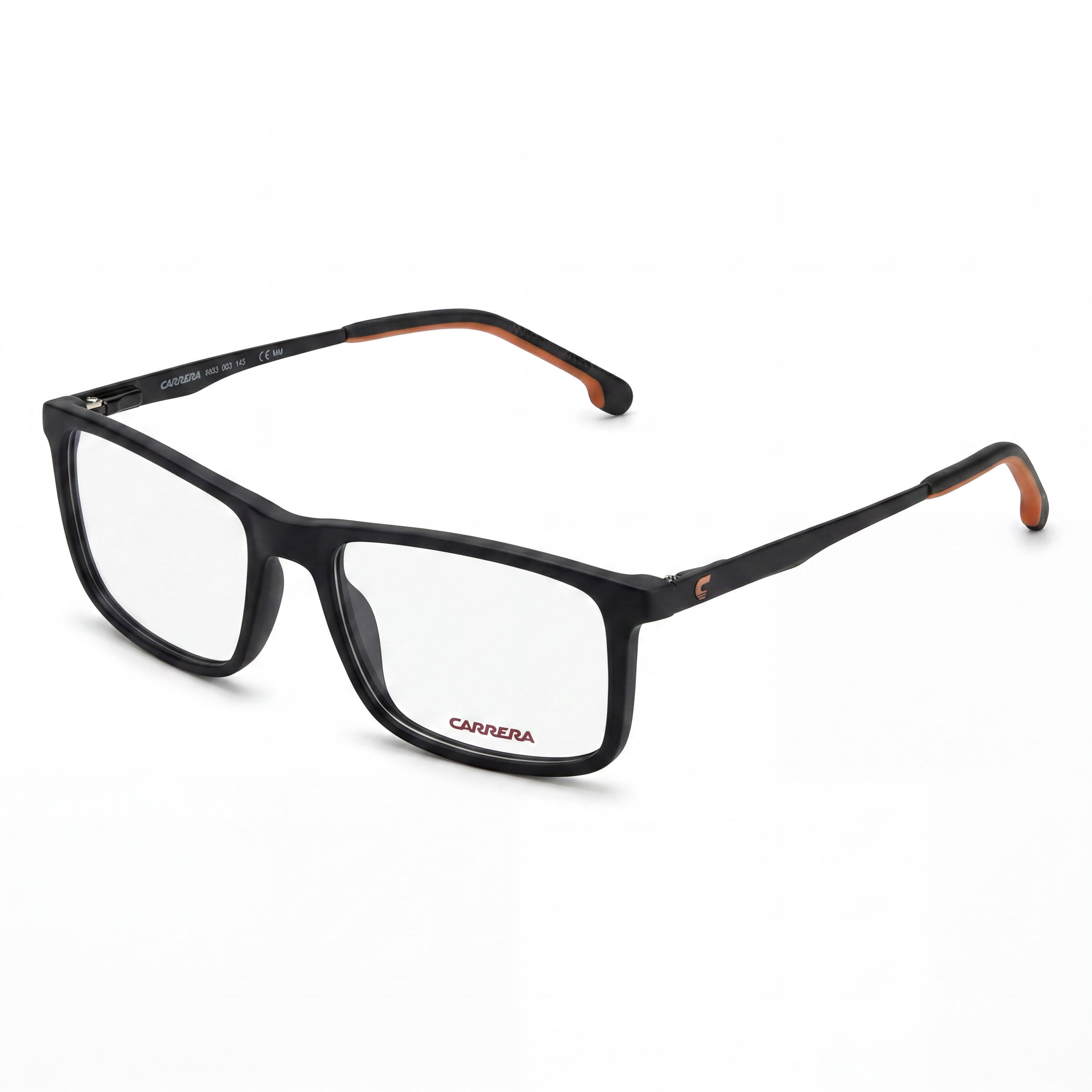 Gafas Carrera Modern Unisex de Propionato de Celulosa Inyectado Negro Mate 54mm, Photo 1