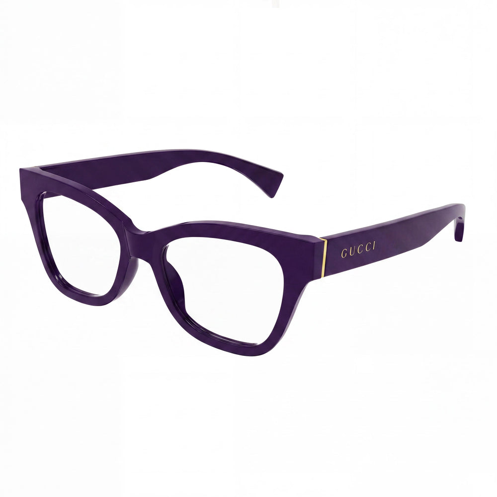 Gucci GG1133O 002 Gafas de Mujer Ojo de Gato Violeta Brillante, 52mm
