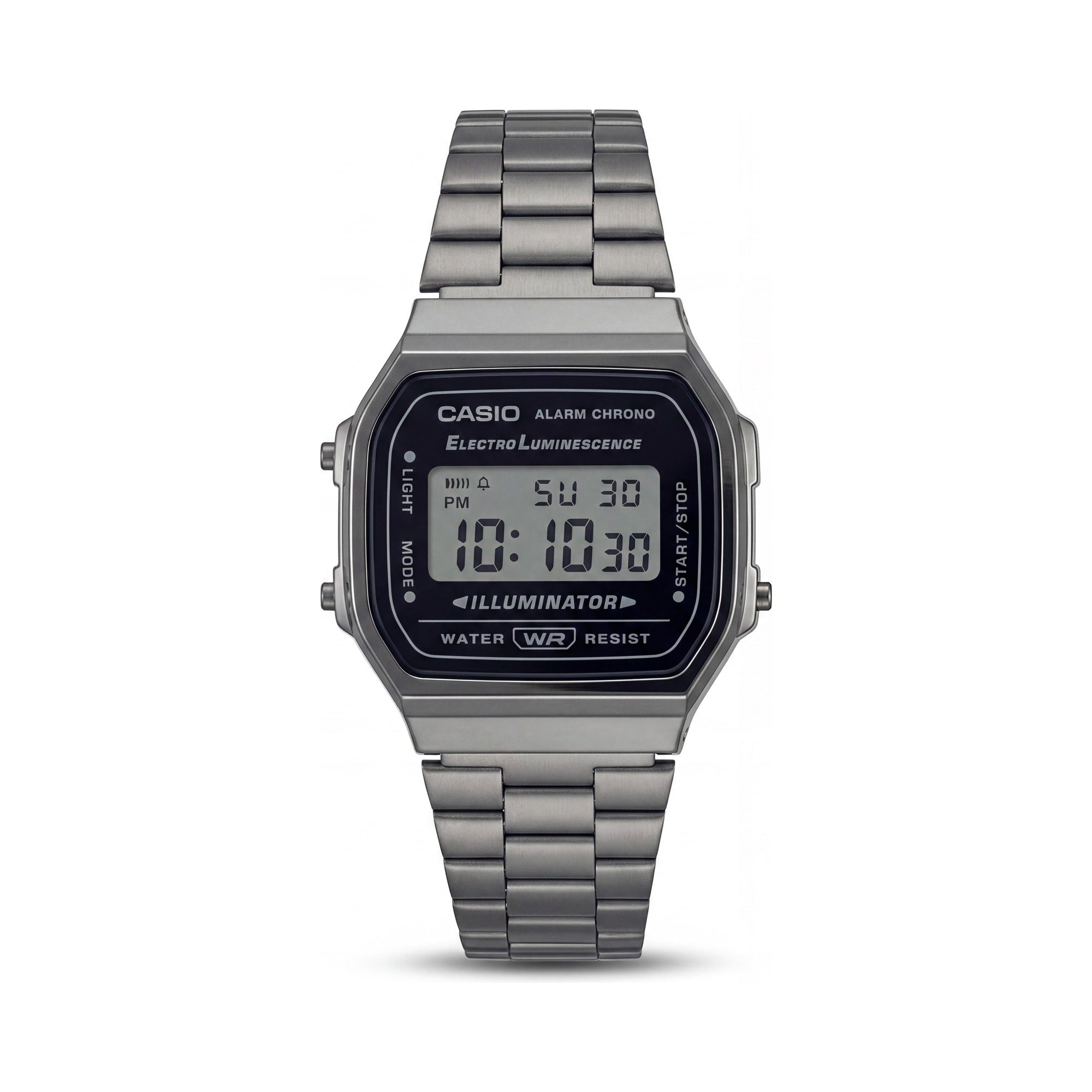 Casio A168WGG-1BDF Men's Chronograph Watch, 38.6mm, Photo 1
