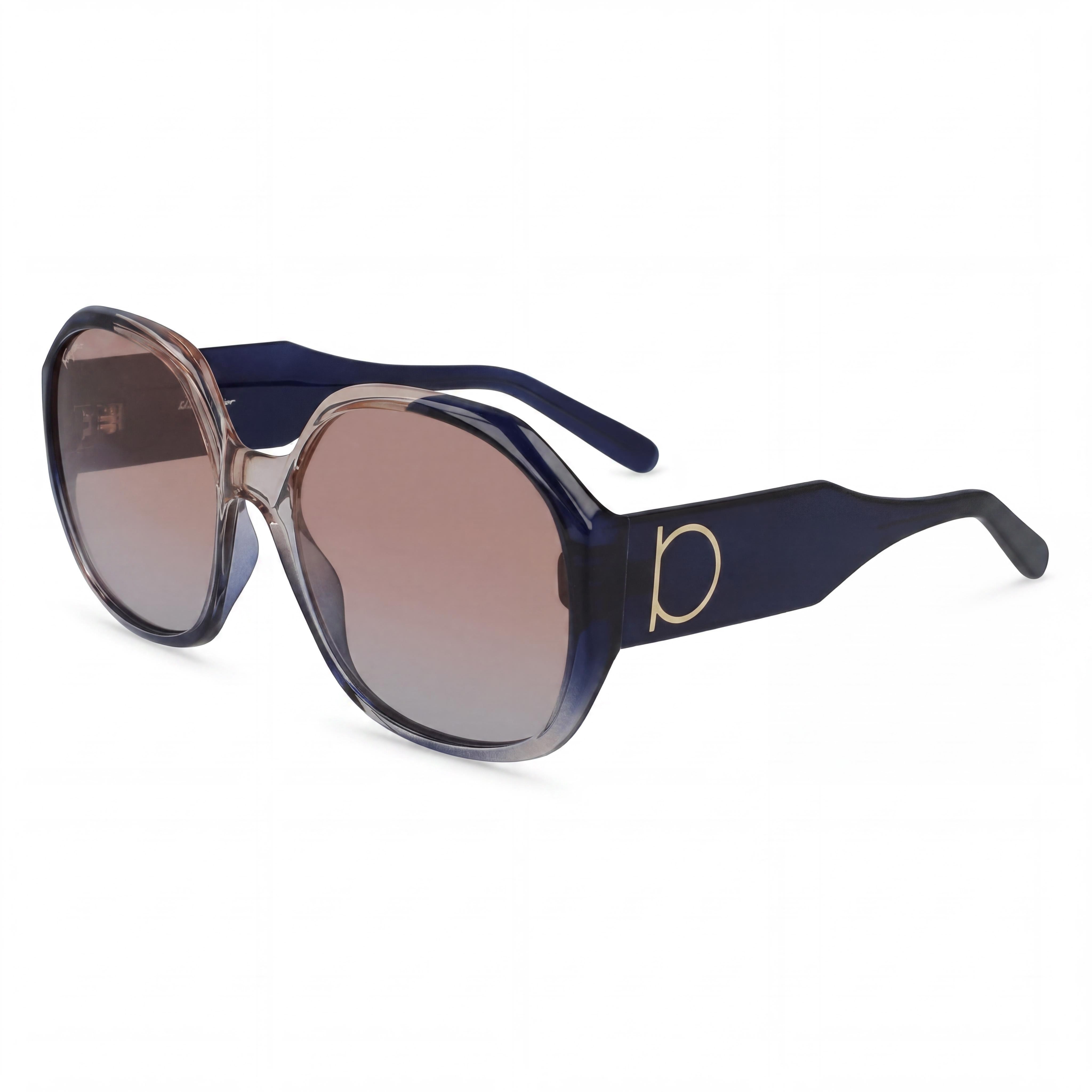 Salvatore Ferragamo Sf943s Unisex Grey Rose Gradient Acetate UV Protection Sunglasses 60mm, Photo 1