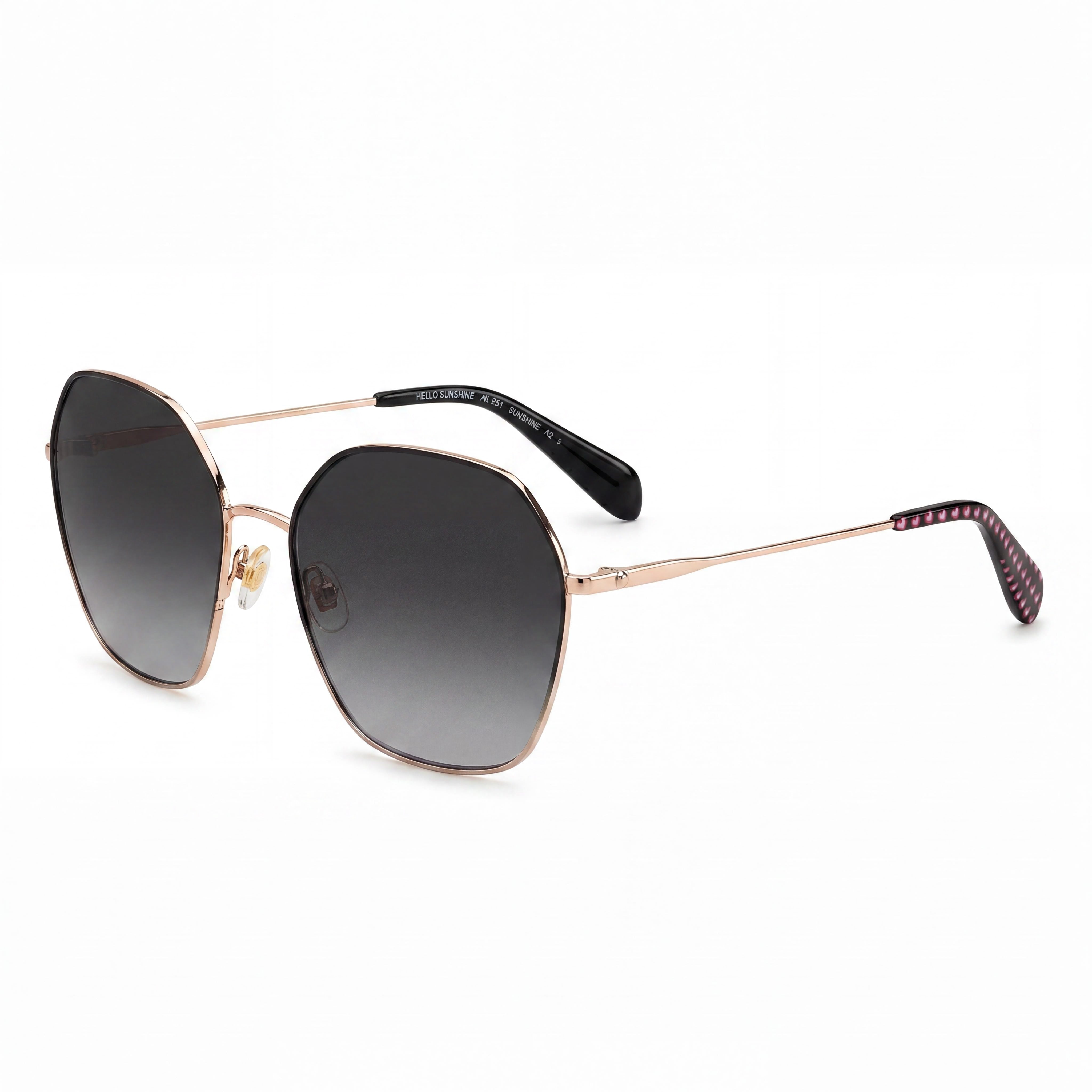 kate spade new york Seasonal Women's Gold Blue Brown Stainless Steel Gradient UV Sunglasses 57-17-140, Photo 1