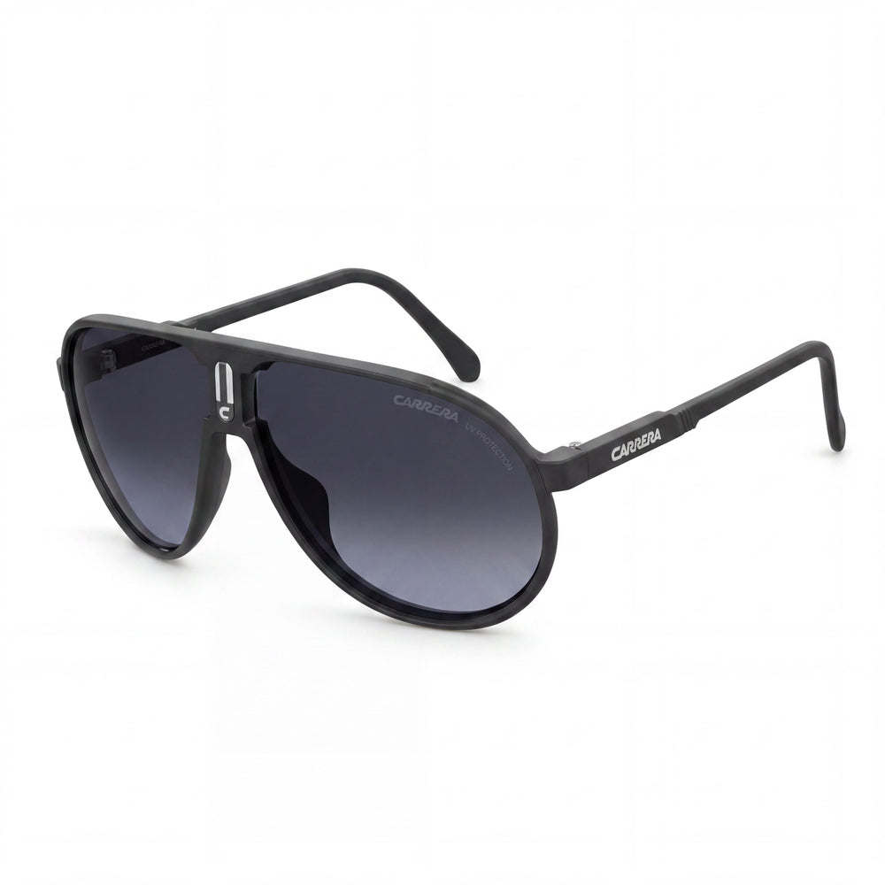 Carrera CHAMPION/N Black Aviator Gradient Sunglasses Unisex, 62mm