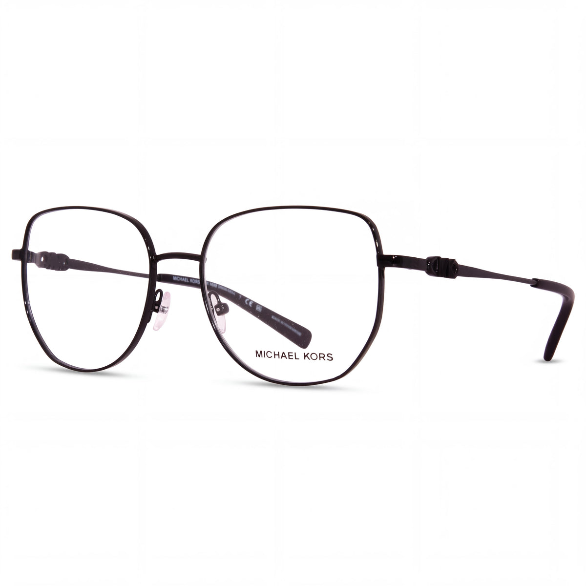 Michael Kors Mk 3062 Men’s Tortoiseshell Metal Square Frame Clear Lens Eyewear 54mm Bridge 17mm Temple 140mm, Photo 1