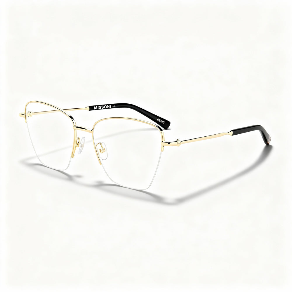 M Missoni Modern Women's Rose Gold Alloy Steel Frame Non-polarised Sunglasses 53mm