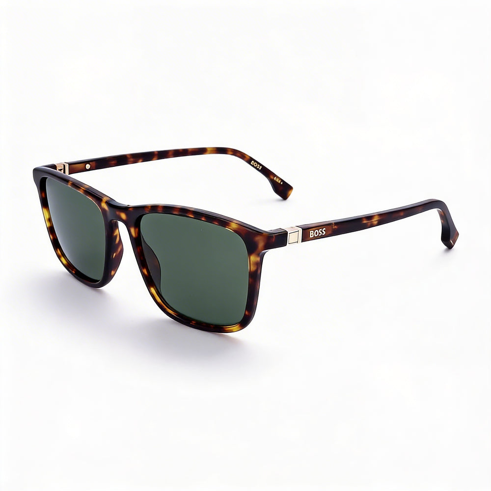 Hugo Boss INTERNATIONAL Men's Havana Acetate Frame UV Protection Sunglasses 56mm