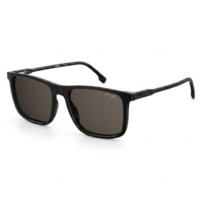 Gafas de sol Carrera 231/S unisex rectangulares con montura de poliamida negra y lente de policarbonato negro con protección UV de 55 mm
