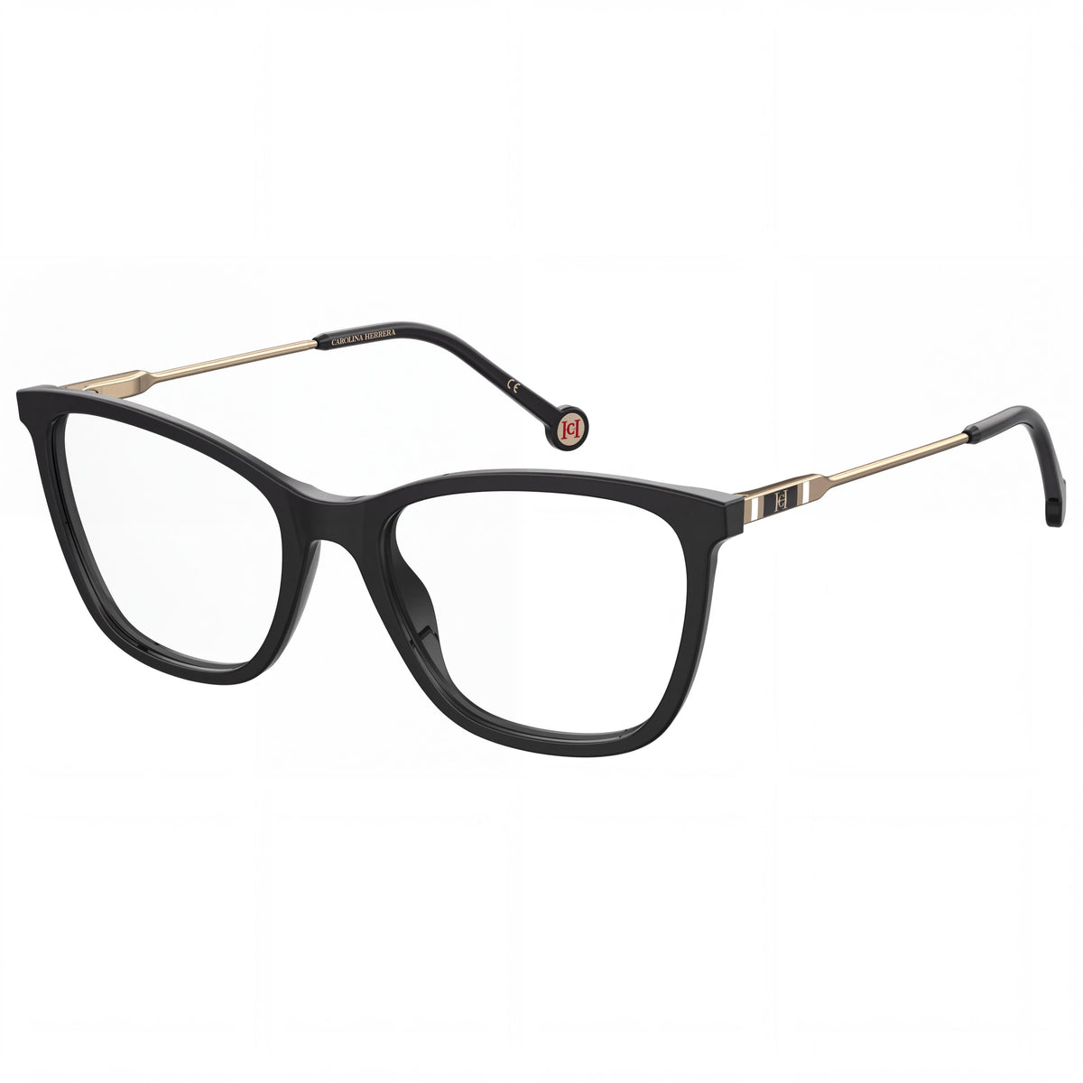 Carolina Herrera Gafas para mujer modernas de acetato nude de 54 mm, Photo 1