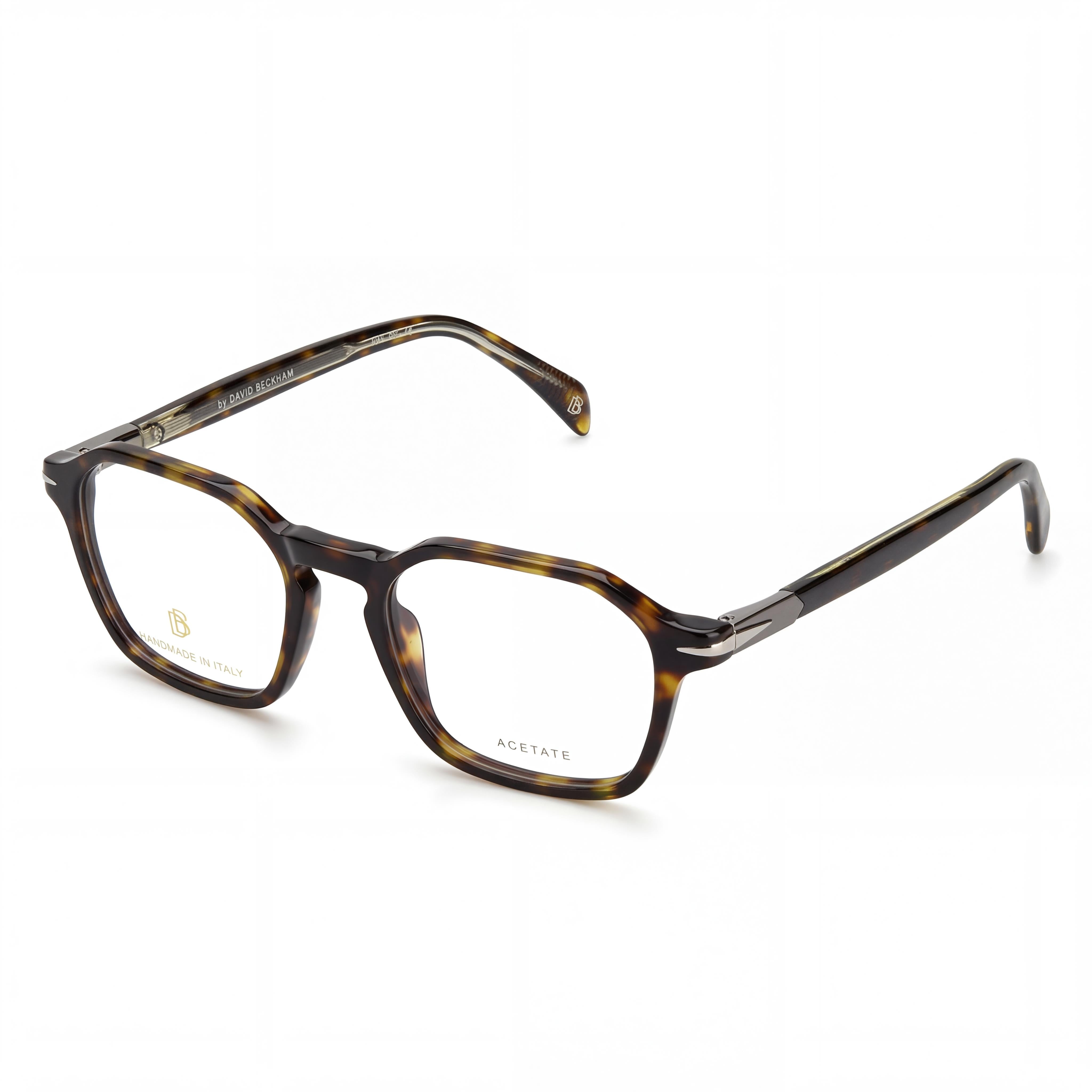 David Beckham Db 1125 Men's Acetate Havana Dark Ruthenium Eyewear 50, Photo 1