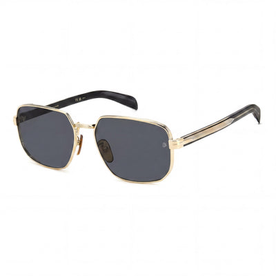 David Beckham Db 7121/G/S Women's Gold Black Stainless Steel Sunglasses, 60mm Lens, 100% UVA/UVB, Non- , Lightweight