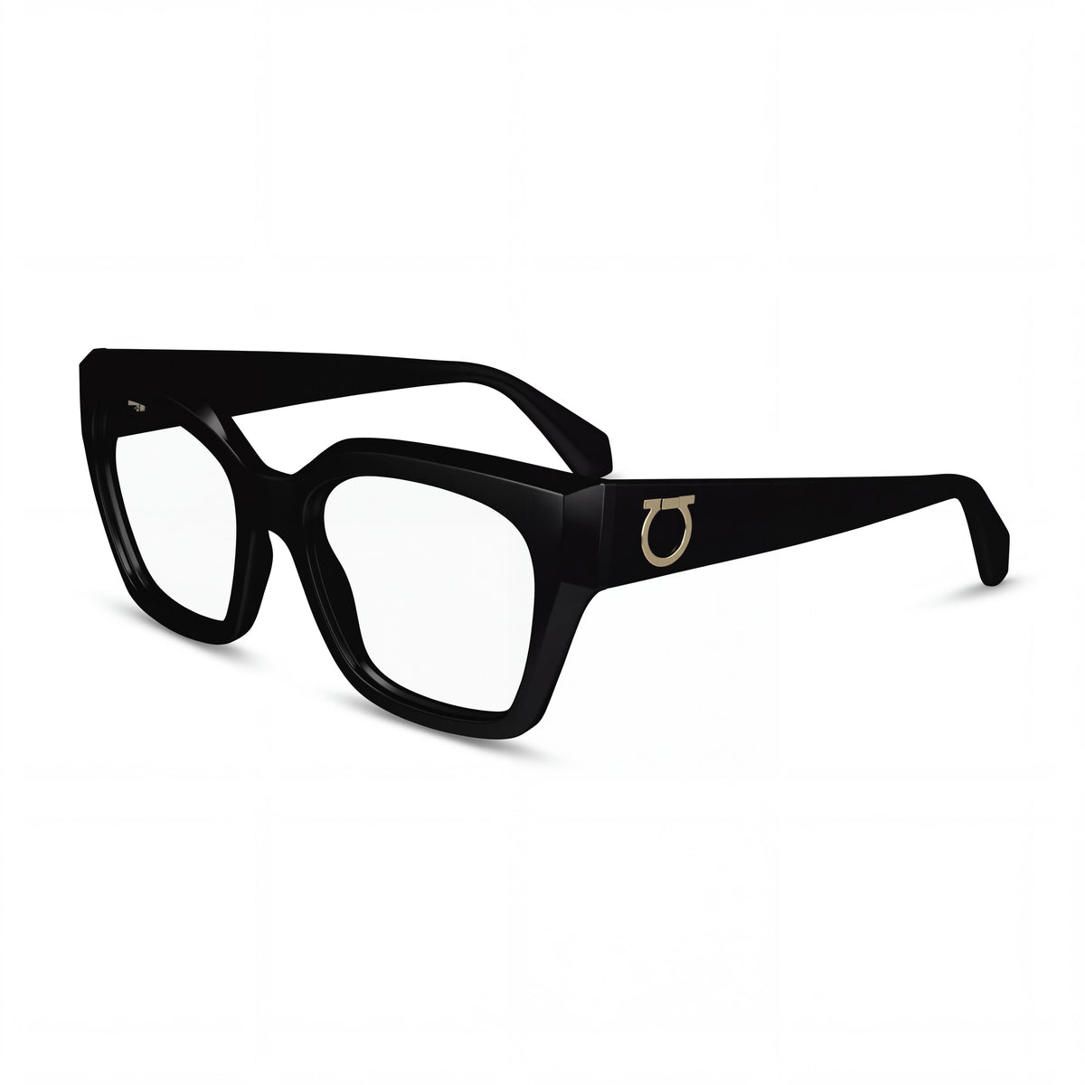 Salvatore Ferragamo Unisex Eyewear with Black White Injected Acetate Frame and Multicoloured Lenses 53mm, Photo 1