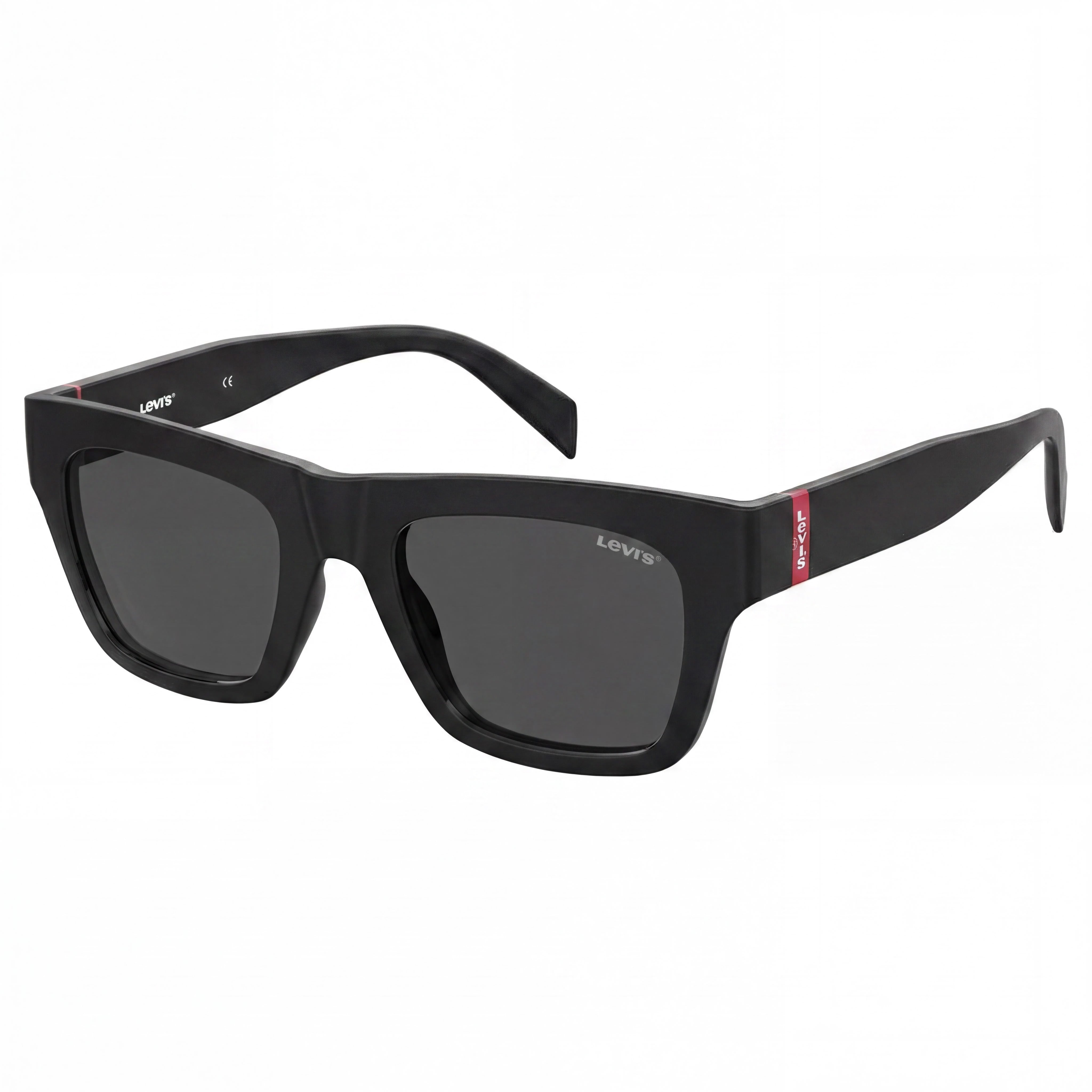 Levi's Modern Women's Sunglasses, Black ECO POLYAMIDE Frame with UV Protection, 52mm Lens Width, Photo 1