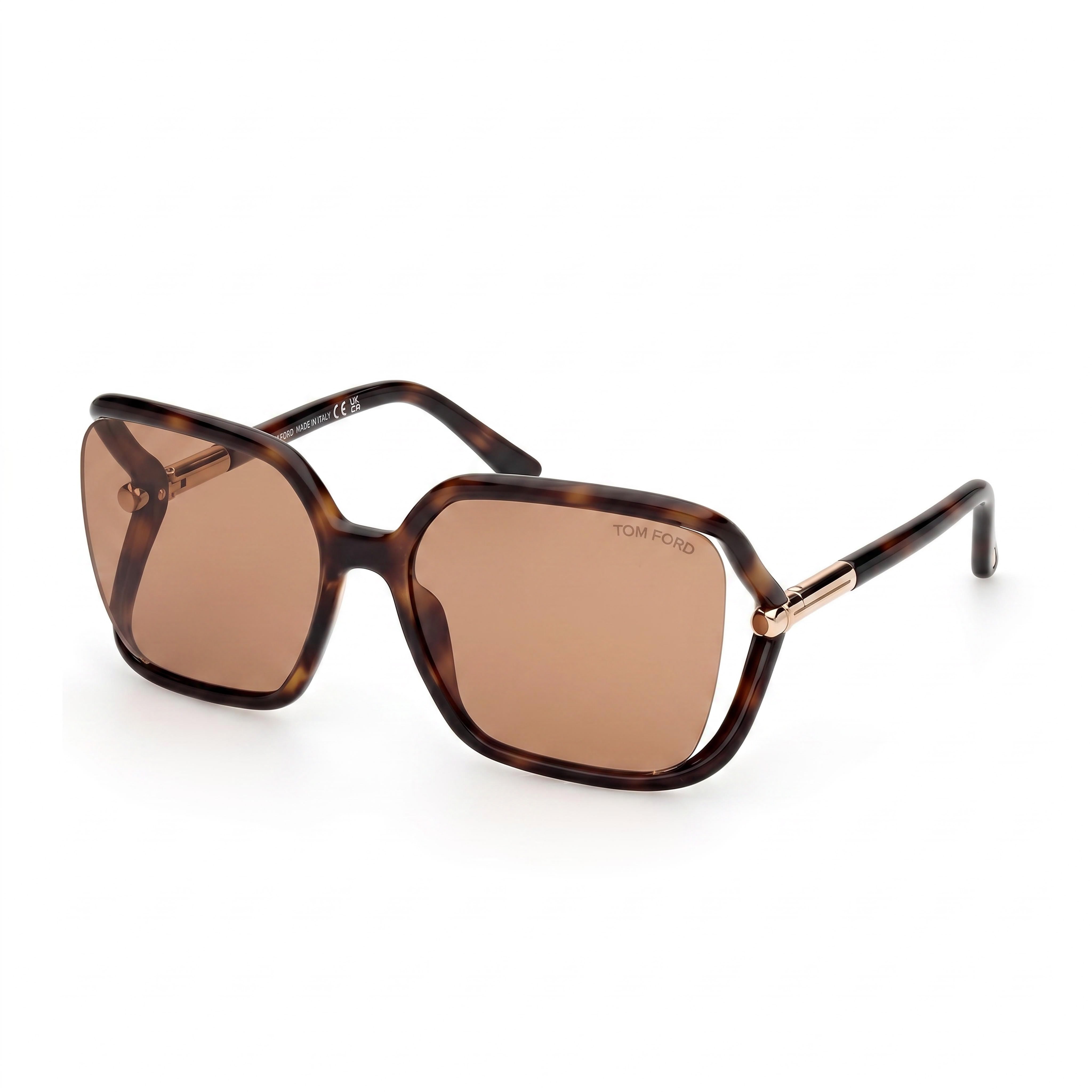 Tom Ford Classic Women's Multi-Coloured Stainless Steel UV Protection Sunglasses 60-17-120, Photo 1