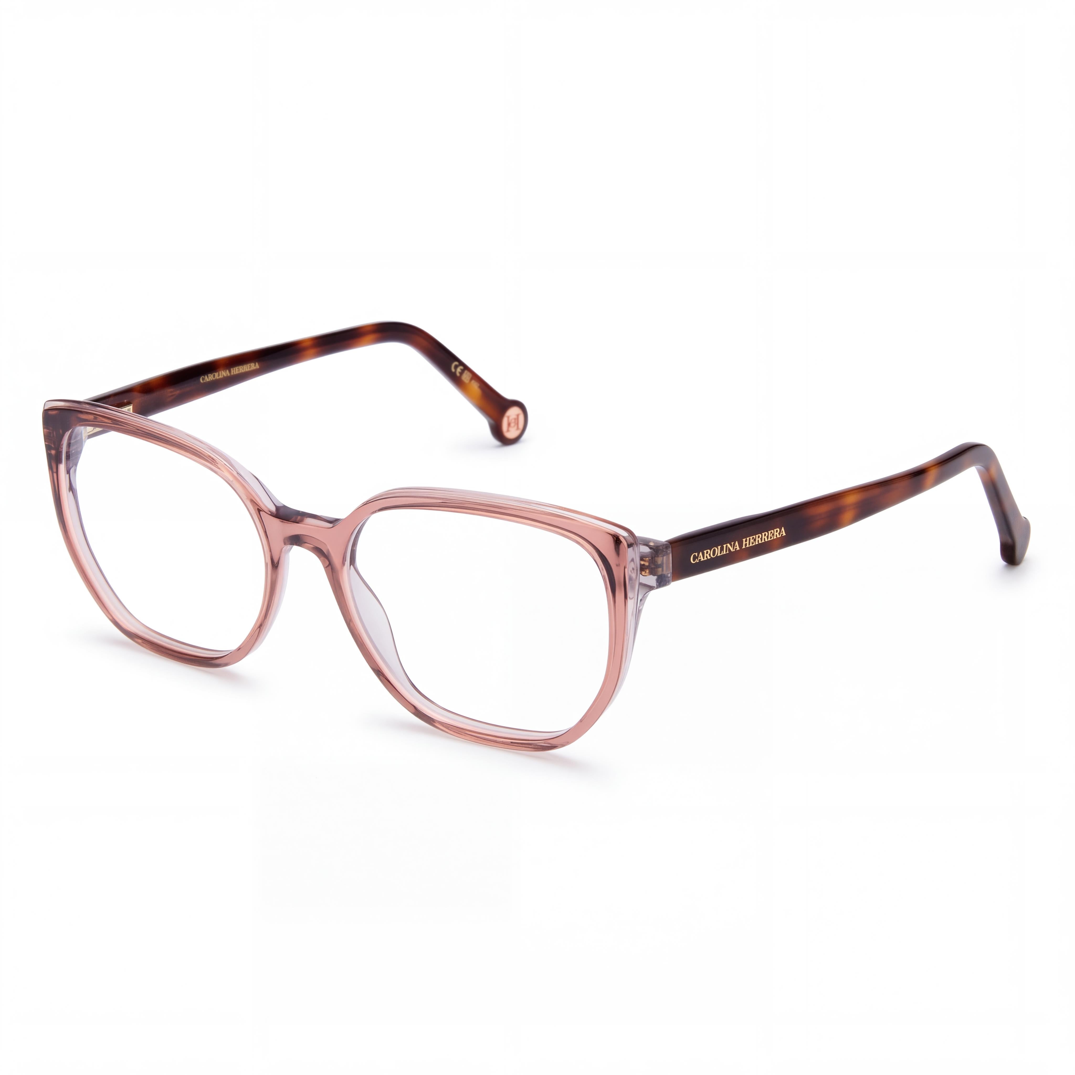 Carolina Herrera Her 0214 Women's Brown Grey Acetate Casual Eyewear 52mm, Photo 1