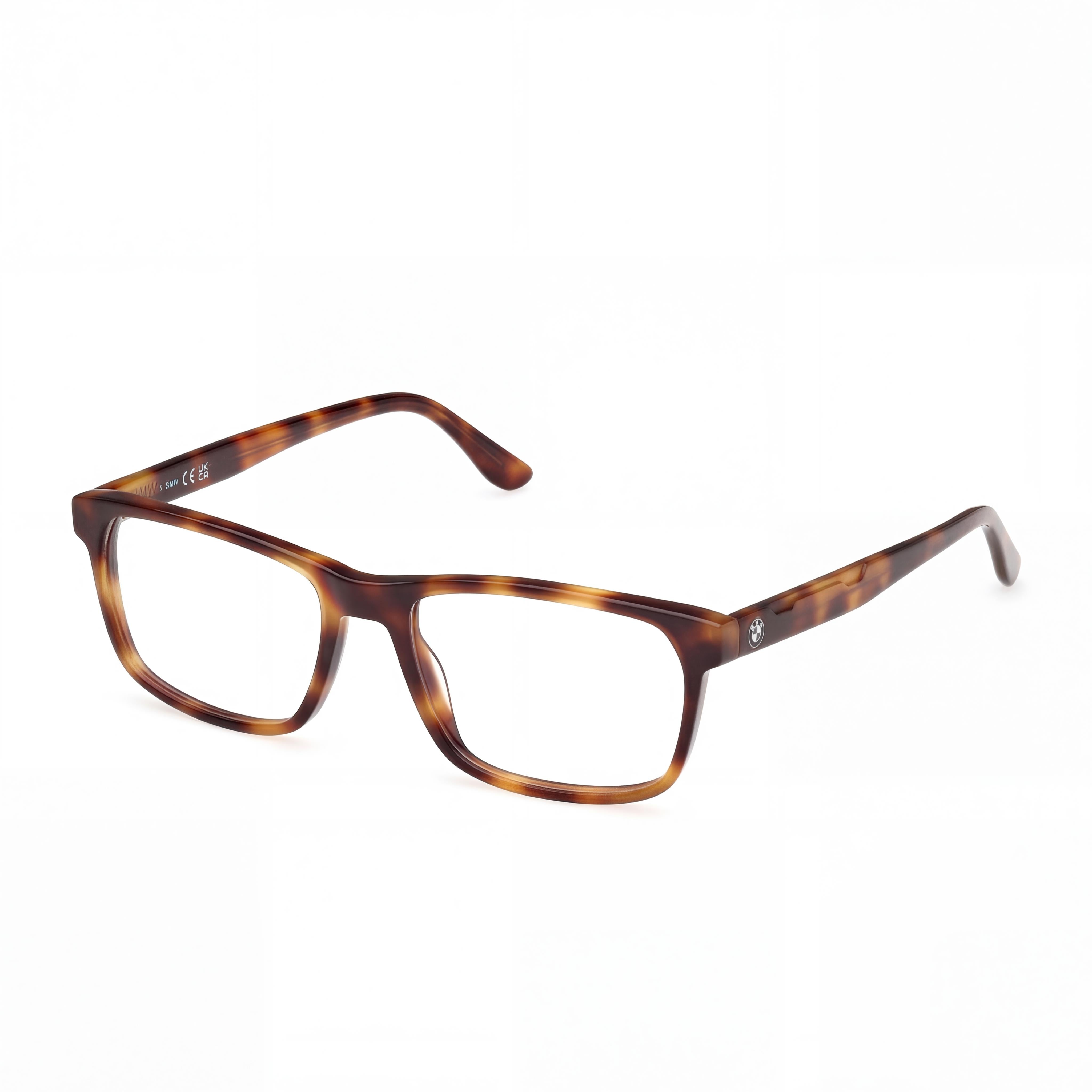 BMW BW5083-H Unisex Eyeglasses with Polycarbonate Lenses in Dark Havana, Lens Width 53mm, Bridge 17mm, Temple Length 145mm, Photo 1